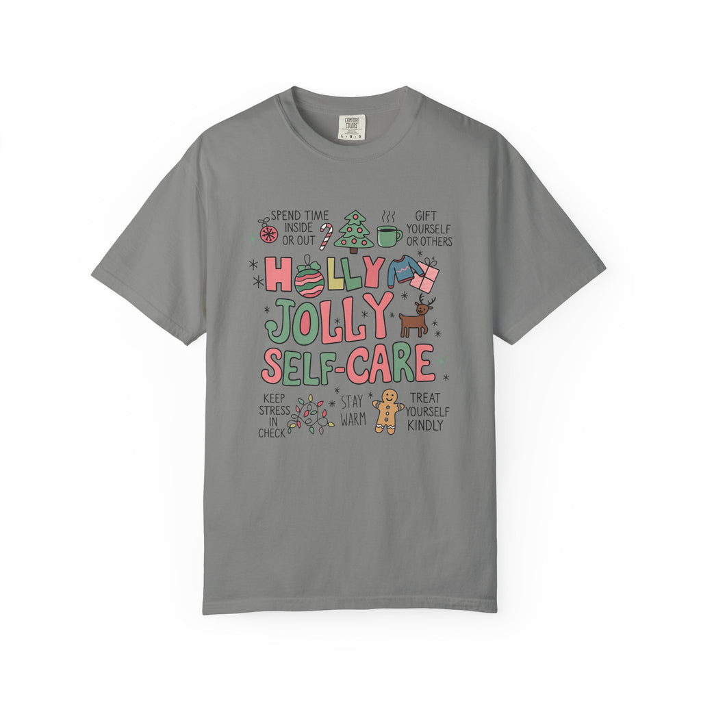Christmas Self Care Tee — Holiday T-shirt