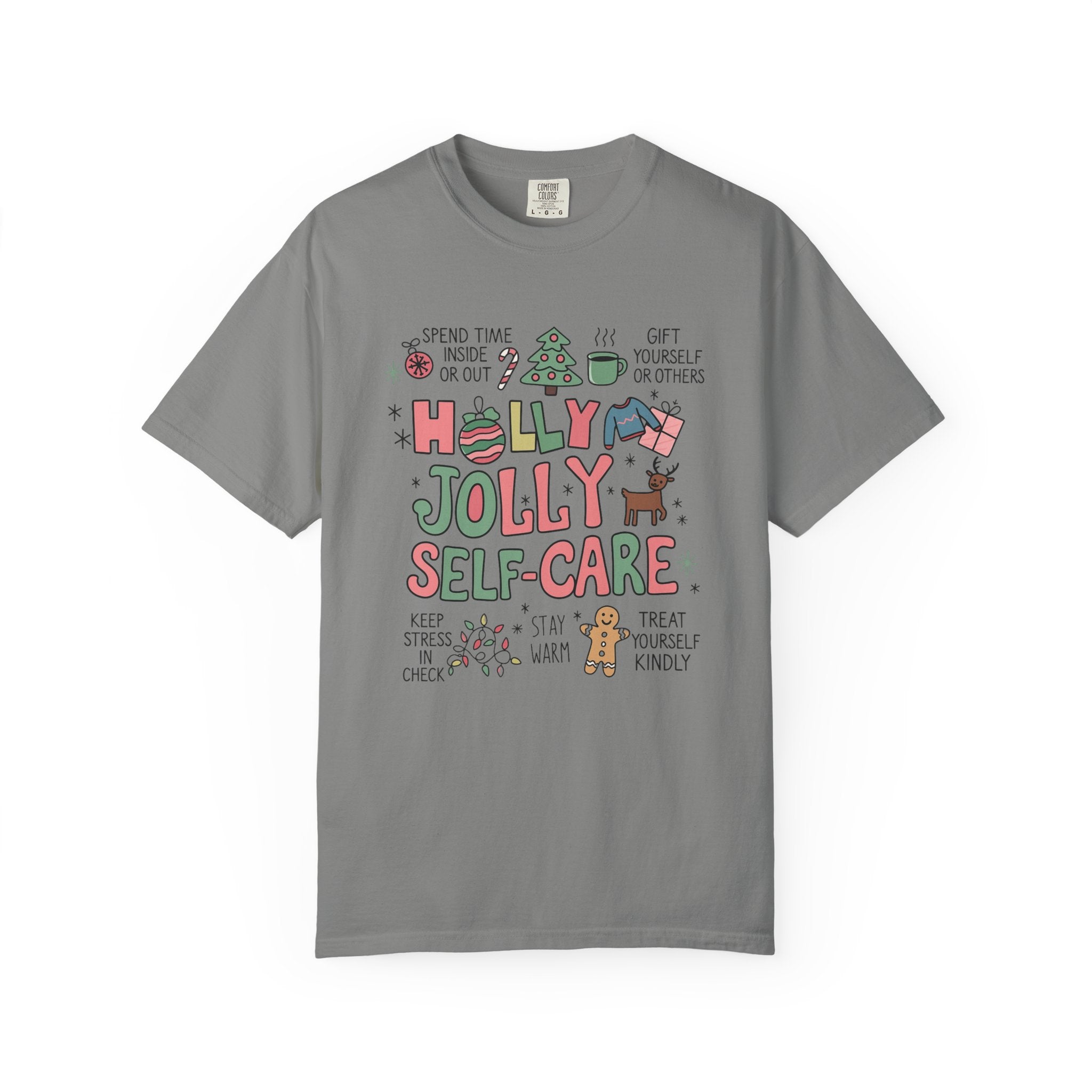 Christmas Self Care Tee — Holiday T-shirt