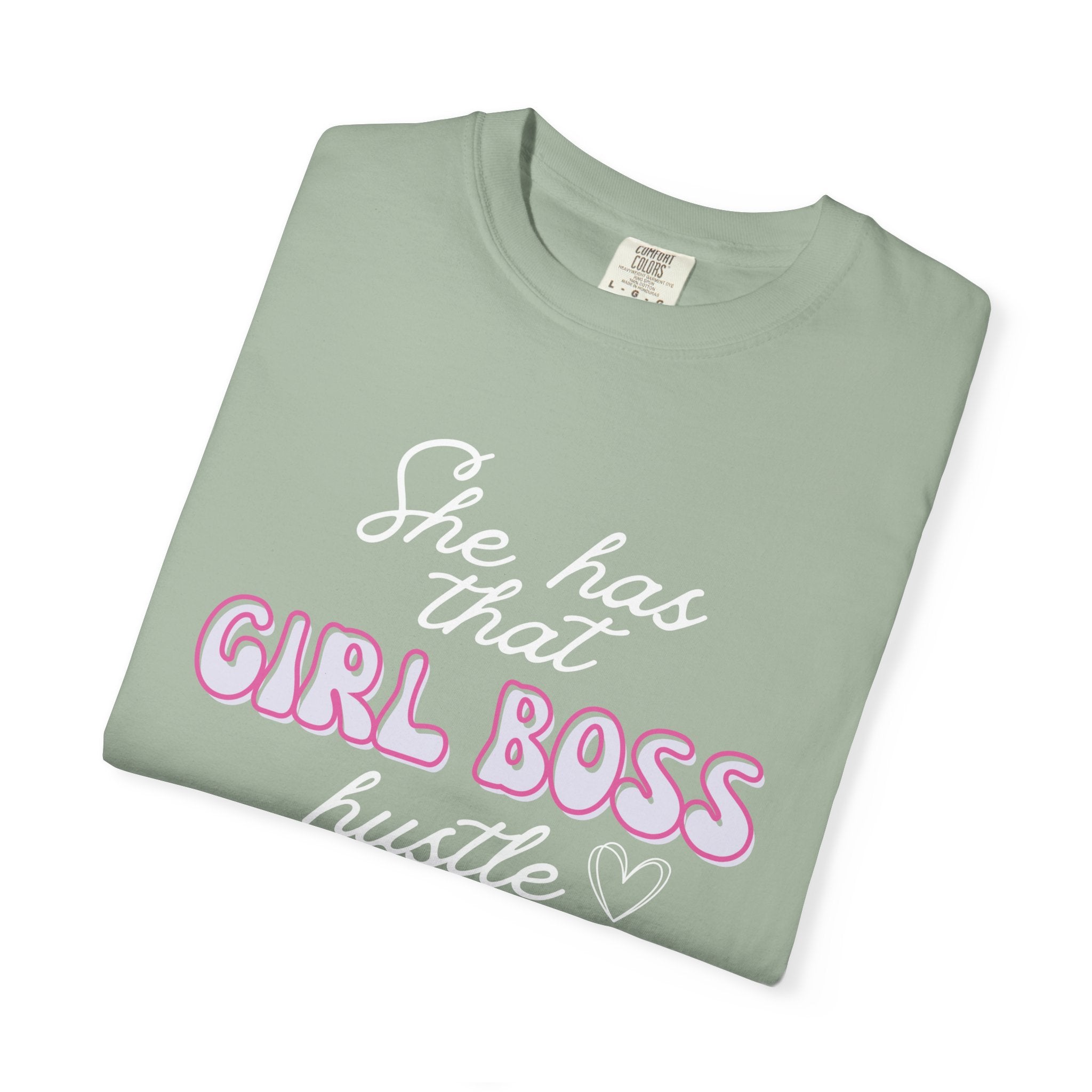Girl Boss Hustle Tee – 'She Has That Girl Boss Hustle'