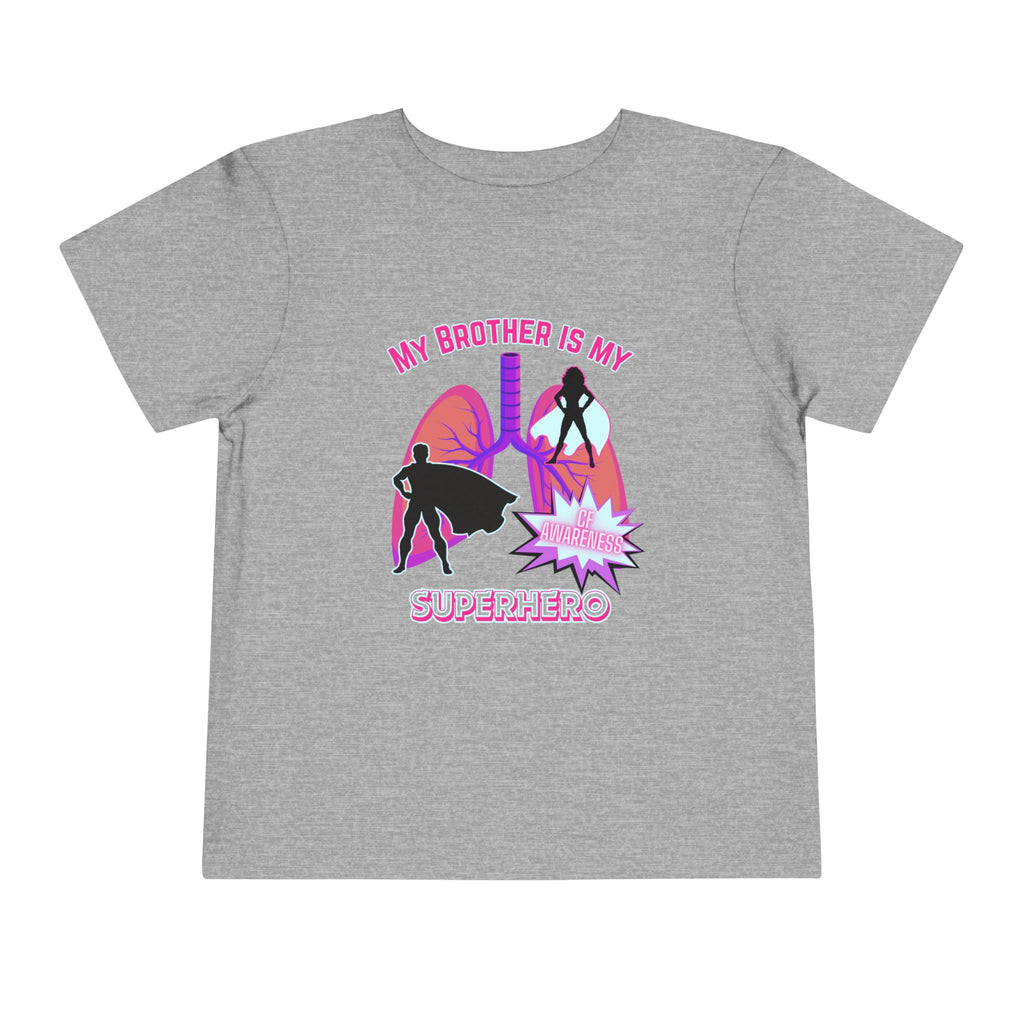 Toddler T-Shirt Brother Superhero CF Awareness