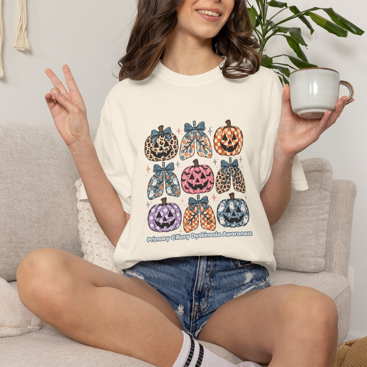 PCD Halloween Leopard Pumpkin Tee