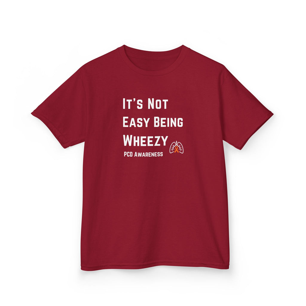 Kids 'Not Easy Being Wheezy' PCD Awareness Tee