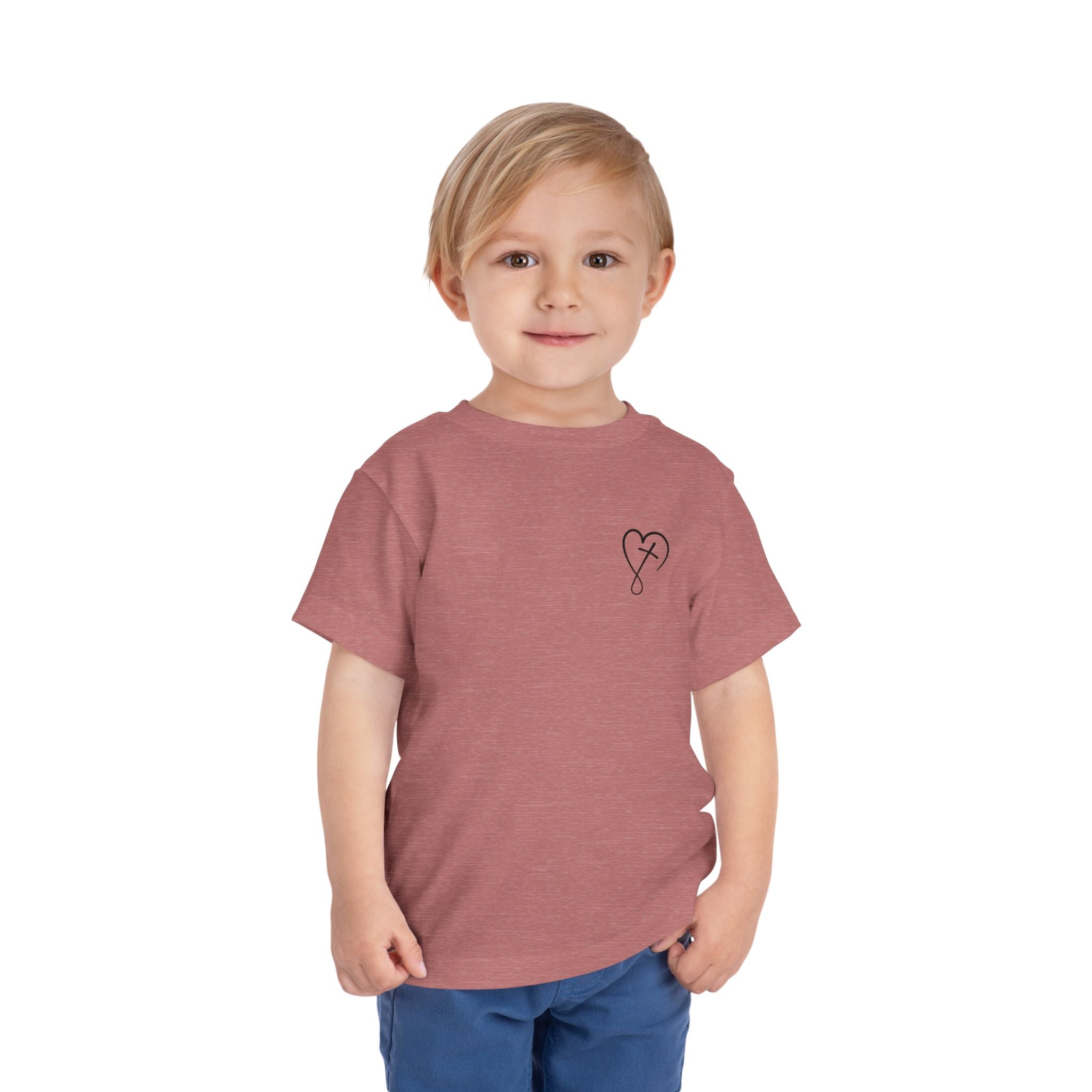 Toddler Short sleeve Jesus has my back