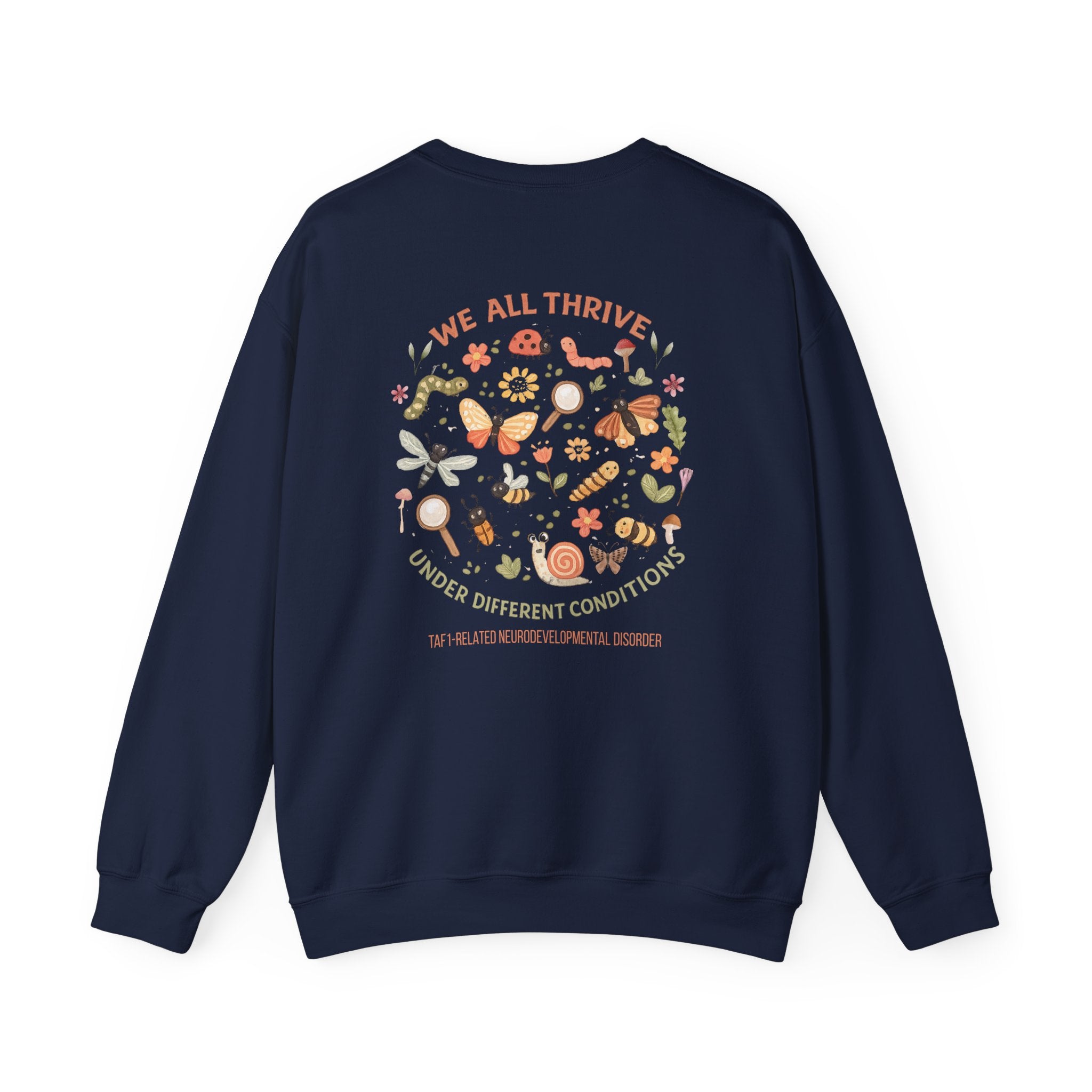 Momma Crewneck Sweatshirt — “We All Thrive” TAF-1 Neuro