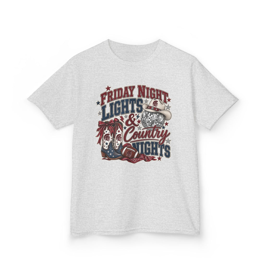 Kids Tee — "Friday Night Lights & Country Nights" Graphic