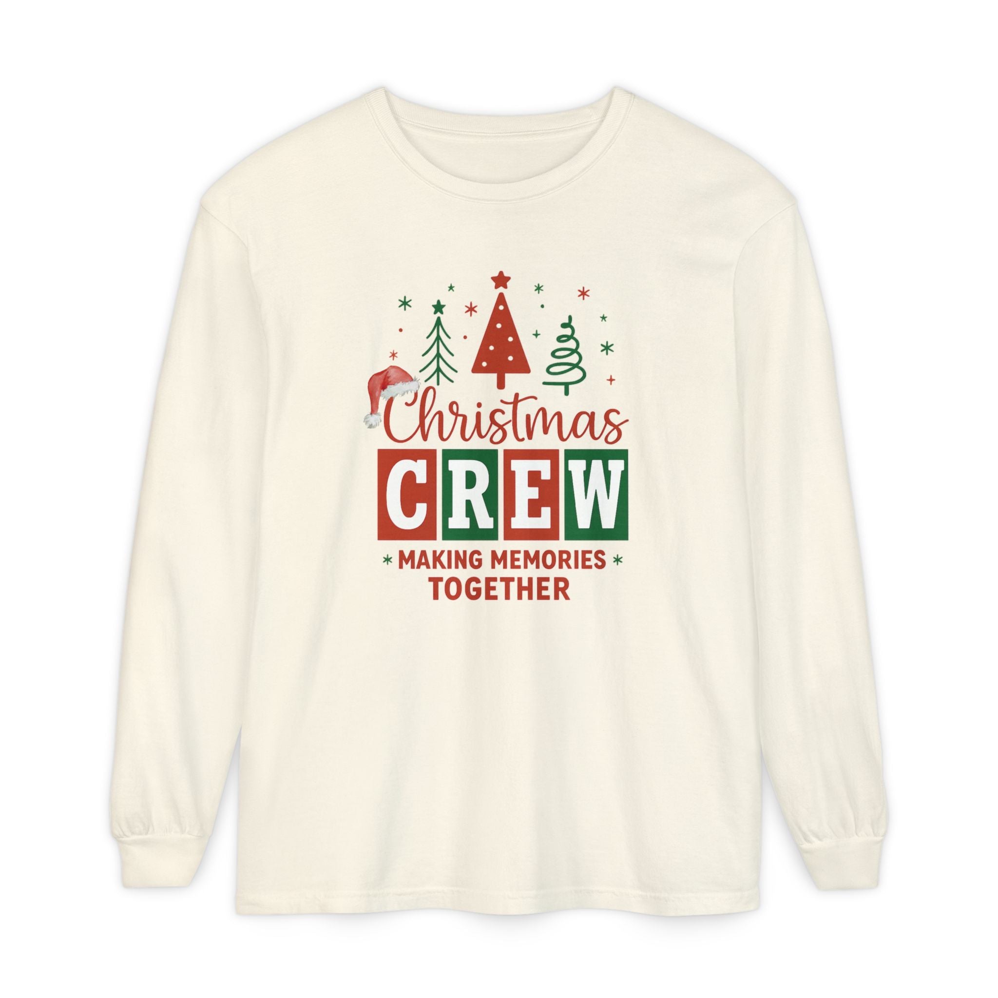 Christmas Crew Long Sleeve Shirt — 'Making Memories Together' Holiday Tee