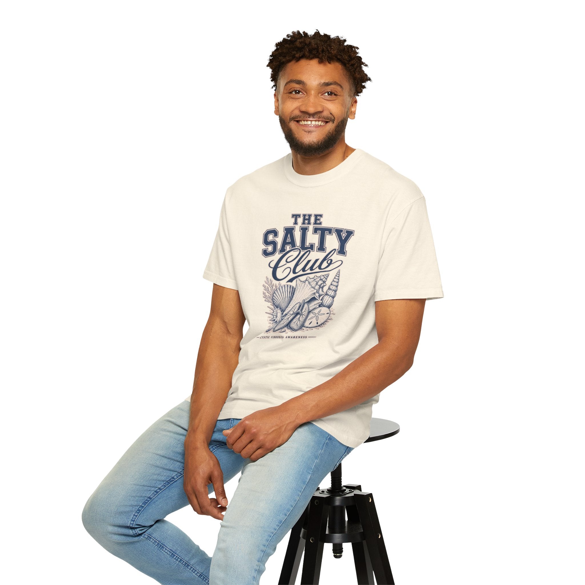 The Salty Club Beach T-Shirt — Nautical CF Awareness