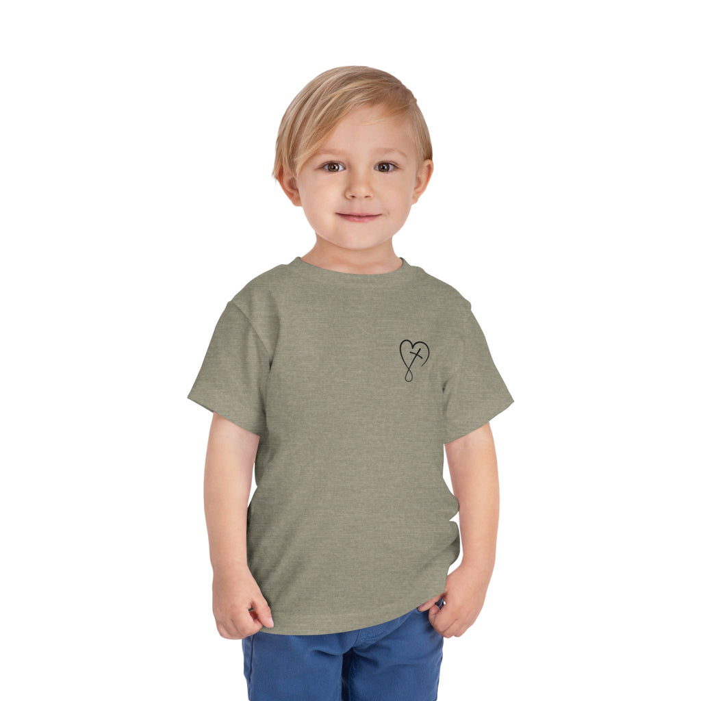 Toddler Short sleeve Jesus has my back
