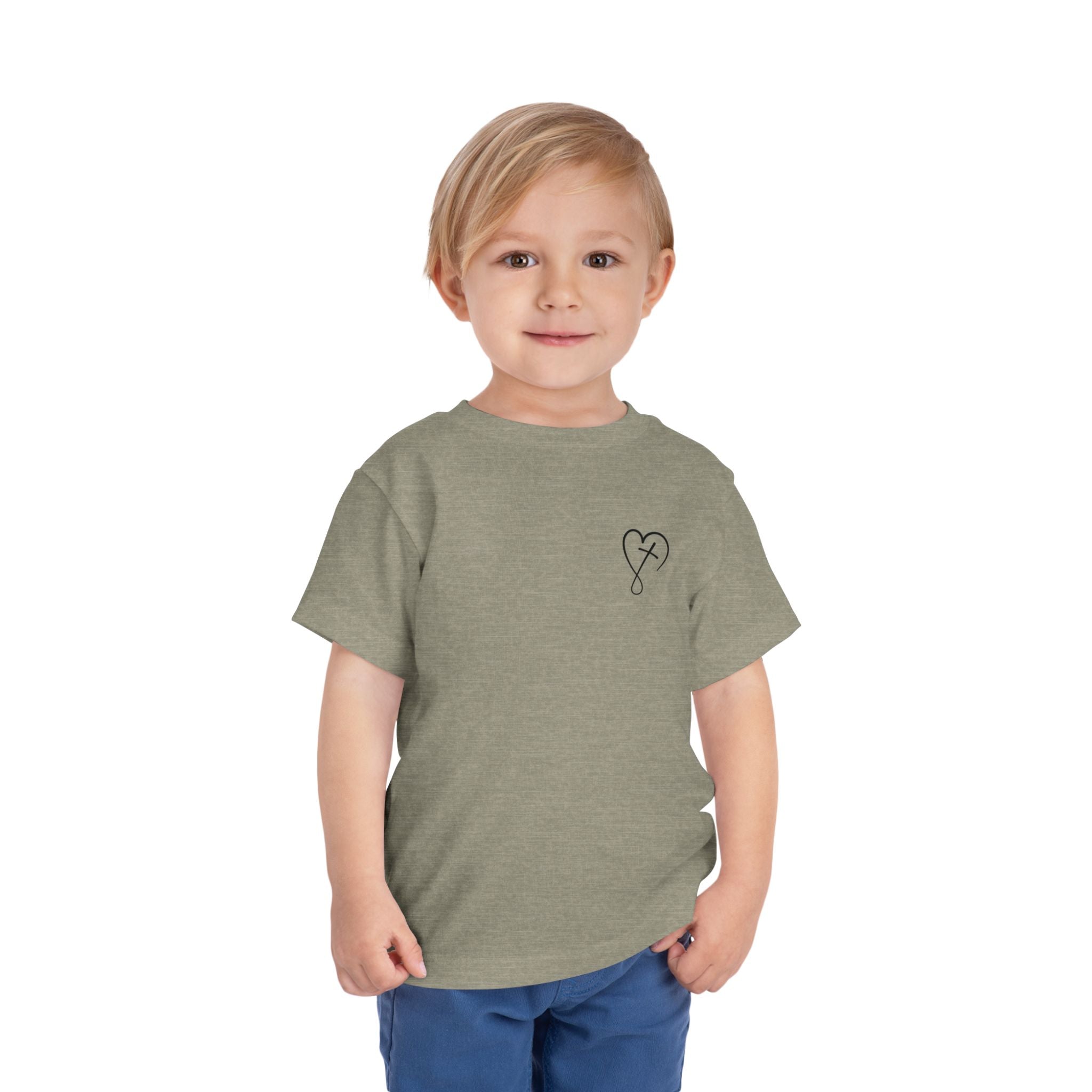 Toddler Short sleeve Jesus has my back