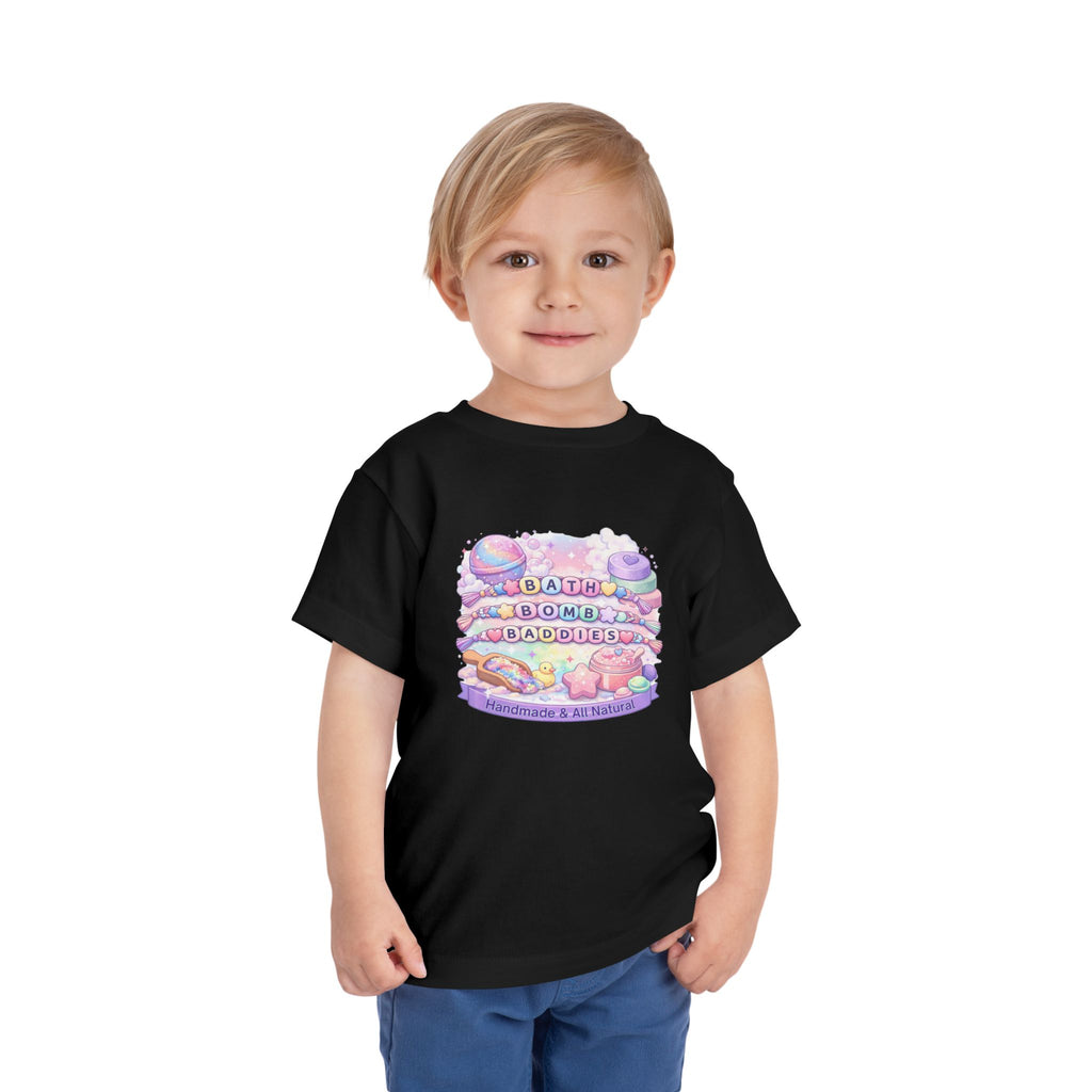 Toddler Bath Bomb Baddies T-Shirt — Pastel Handmade Bath Bombs Graphic Tee