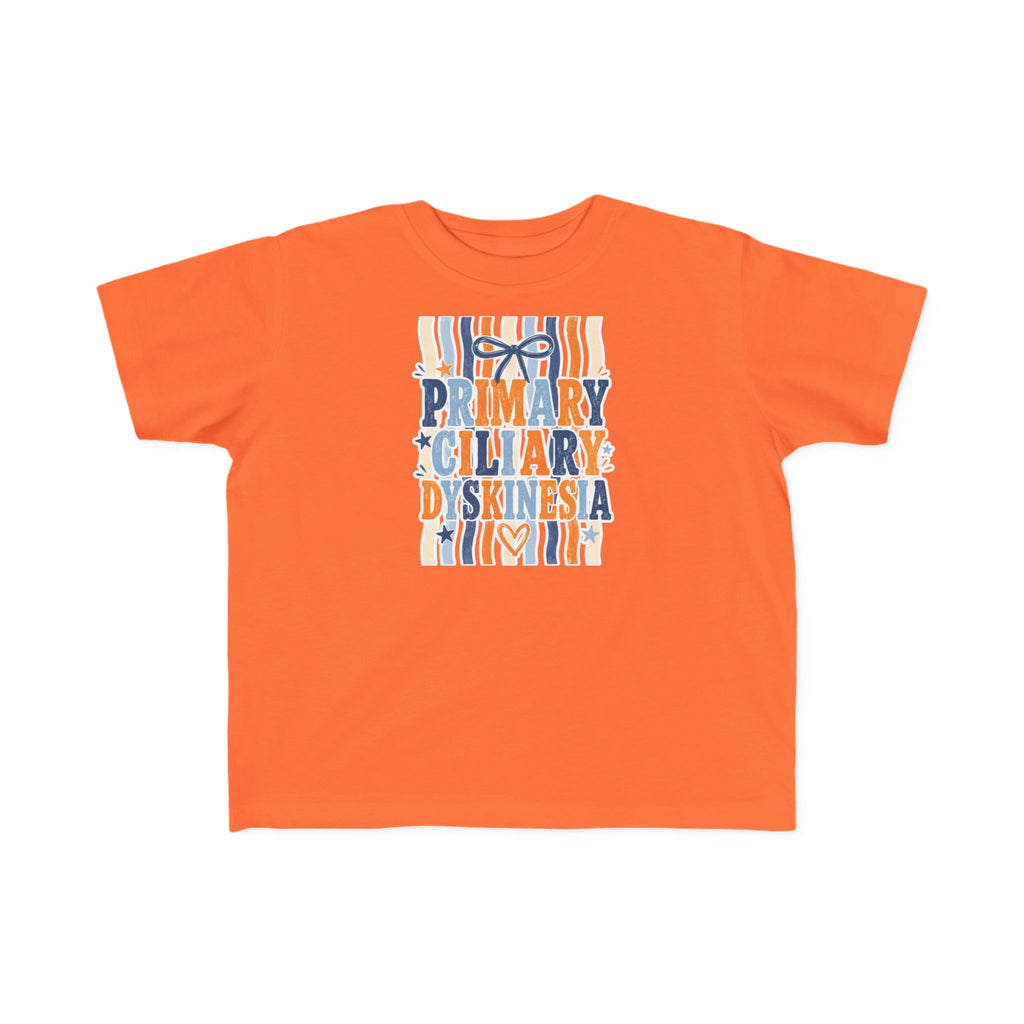 The Jentri- Toddler Primary Ciliary Dyskinesia Tee — Awareness Ribbon Design