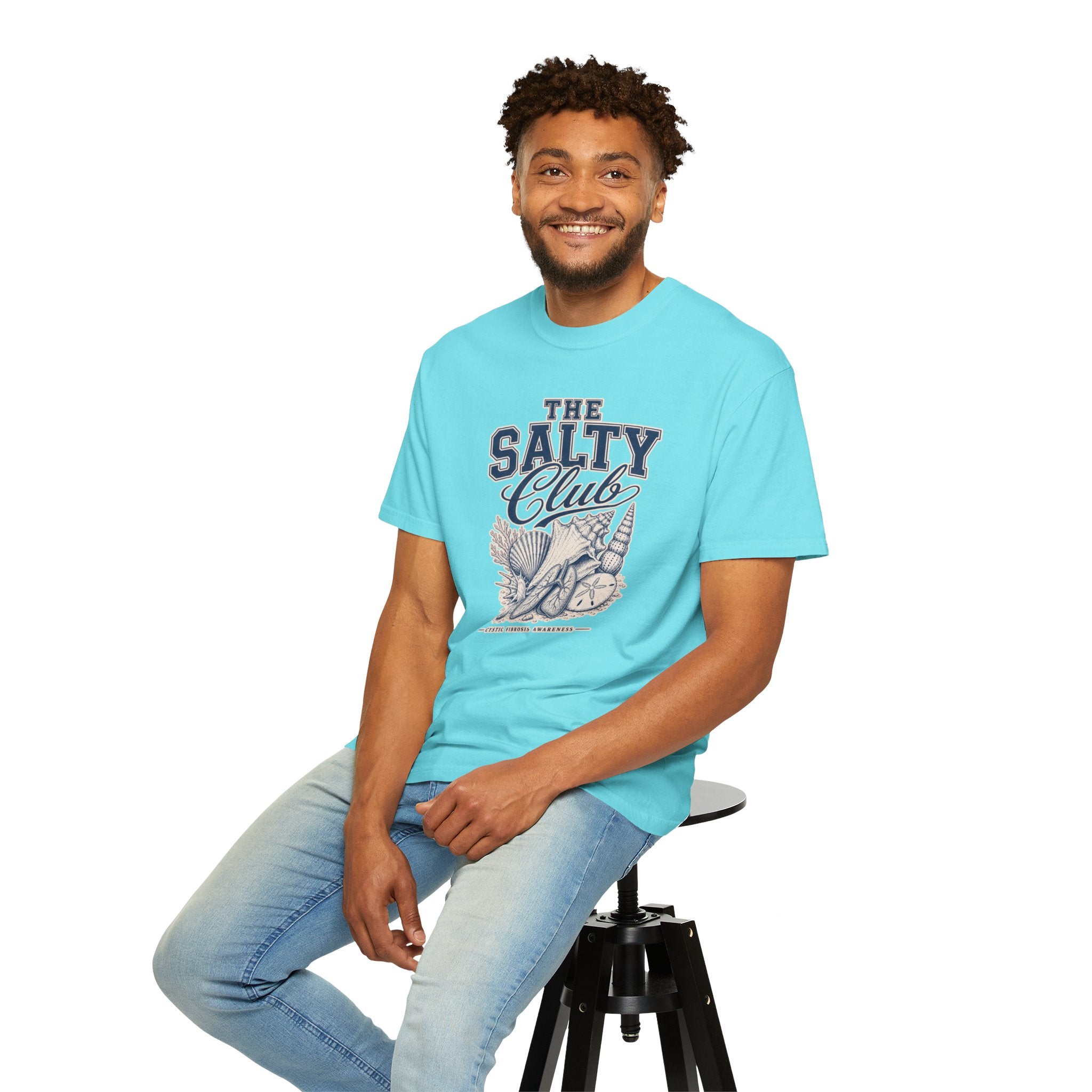 The Salty Club Beach T-Shirt — Nautical CF Awareness