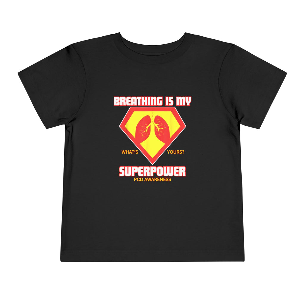 Toddler Tee - Breathing is my superpower PCD Design