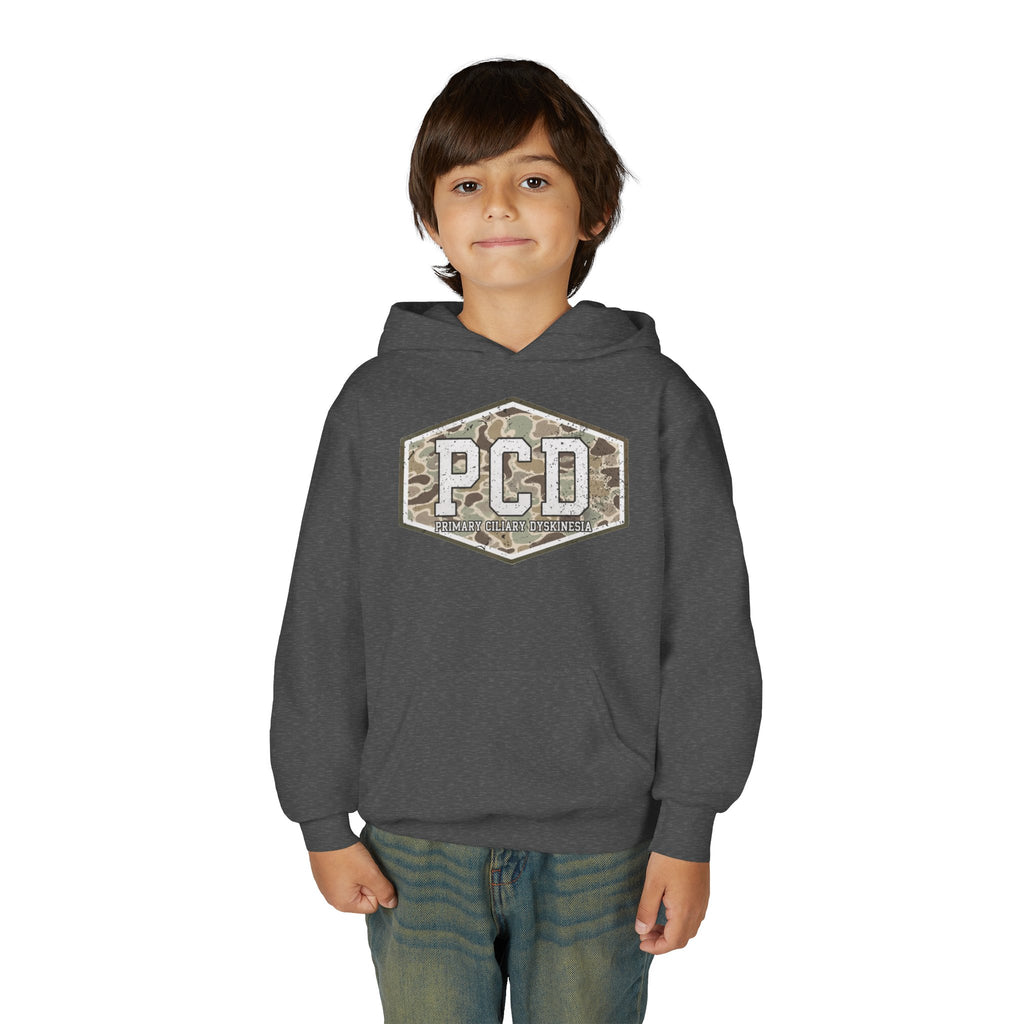 Youth Hoodie – PCD Camo Logo Pullover