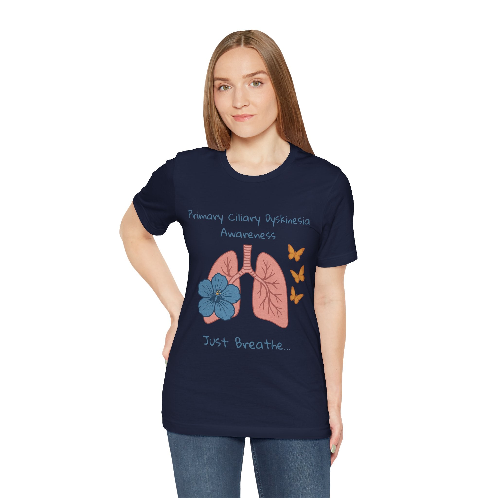 PCD Just Breathe Awareness T-Shirt