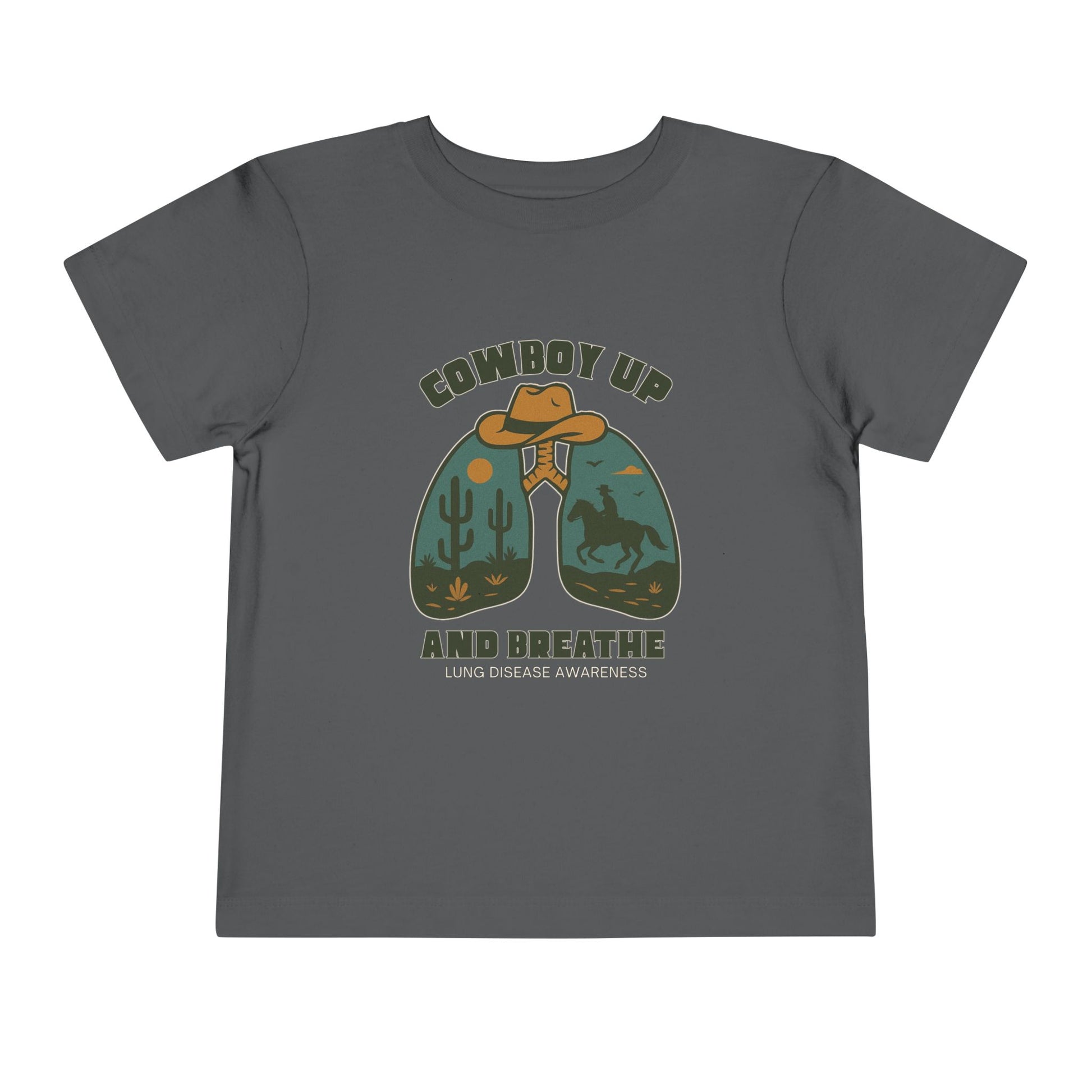 Toddler Tee Cowboy Up & Breathe