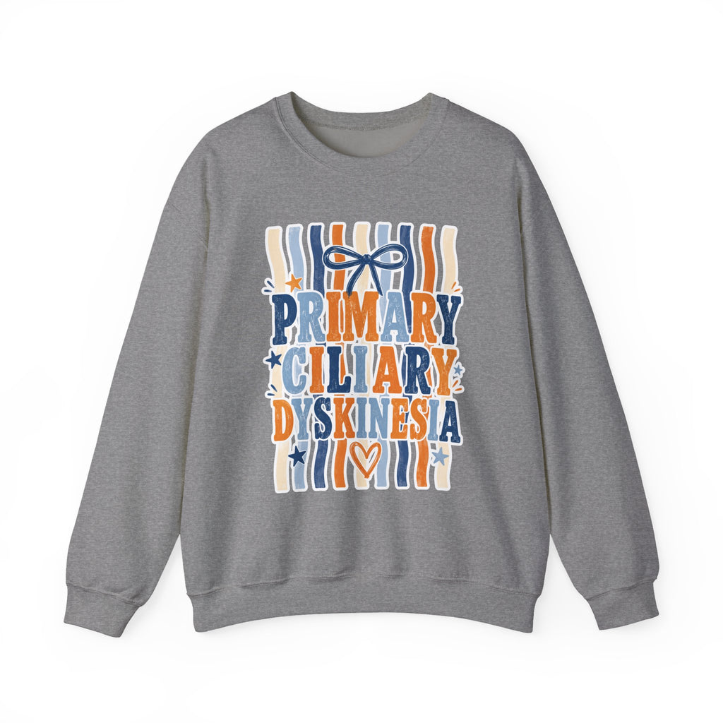 Primary Ciliary Dyskinesia Awareness Crewneck Sweatshirt