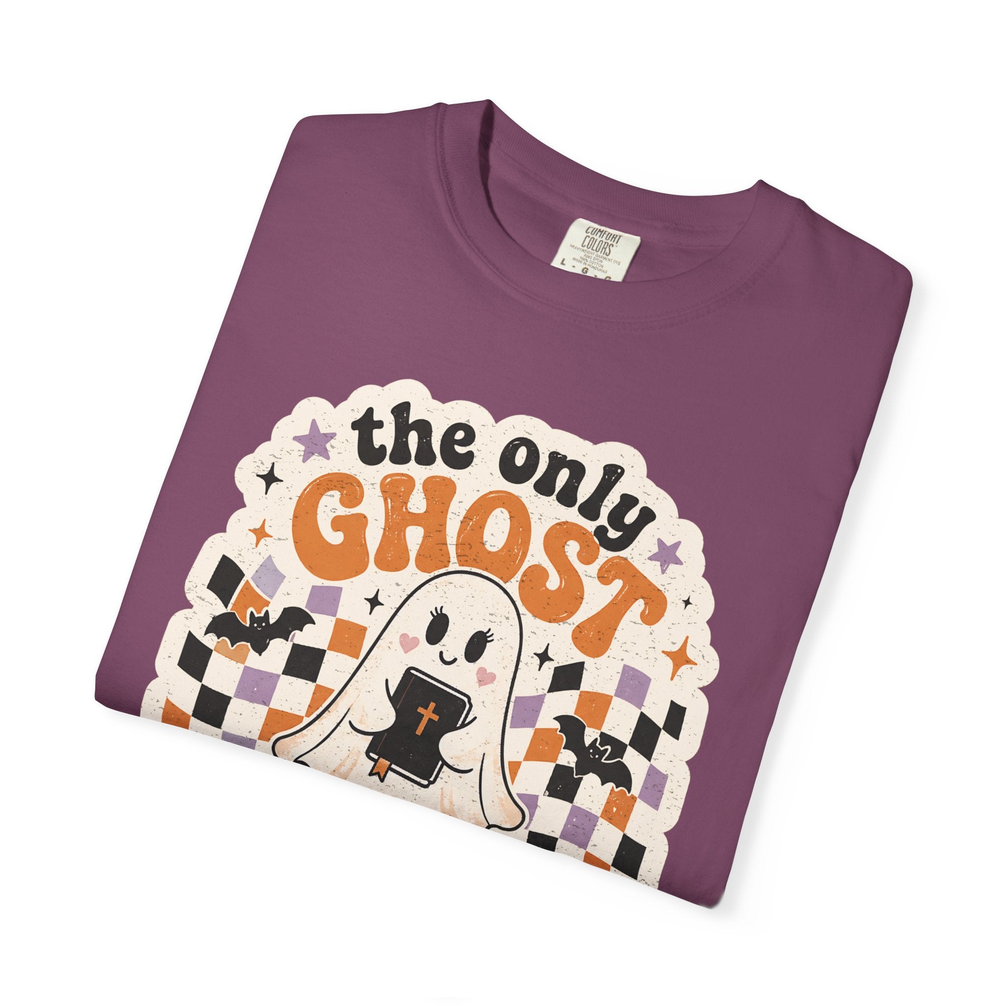 Holy Ghost Ghost Tee — "The Only Ghost I Know Is The Holy Ghost" Christian Halloween T-Shirt