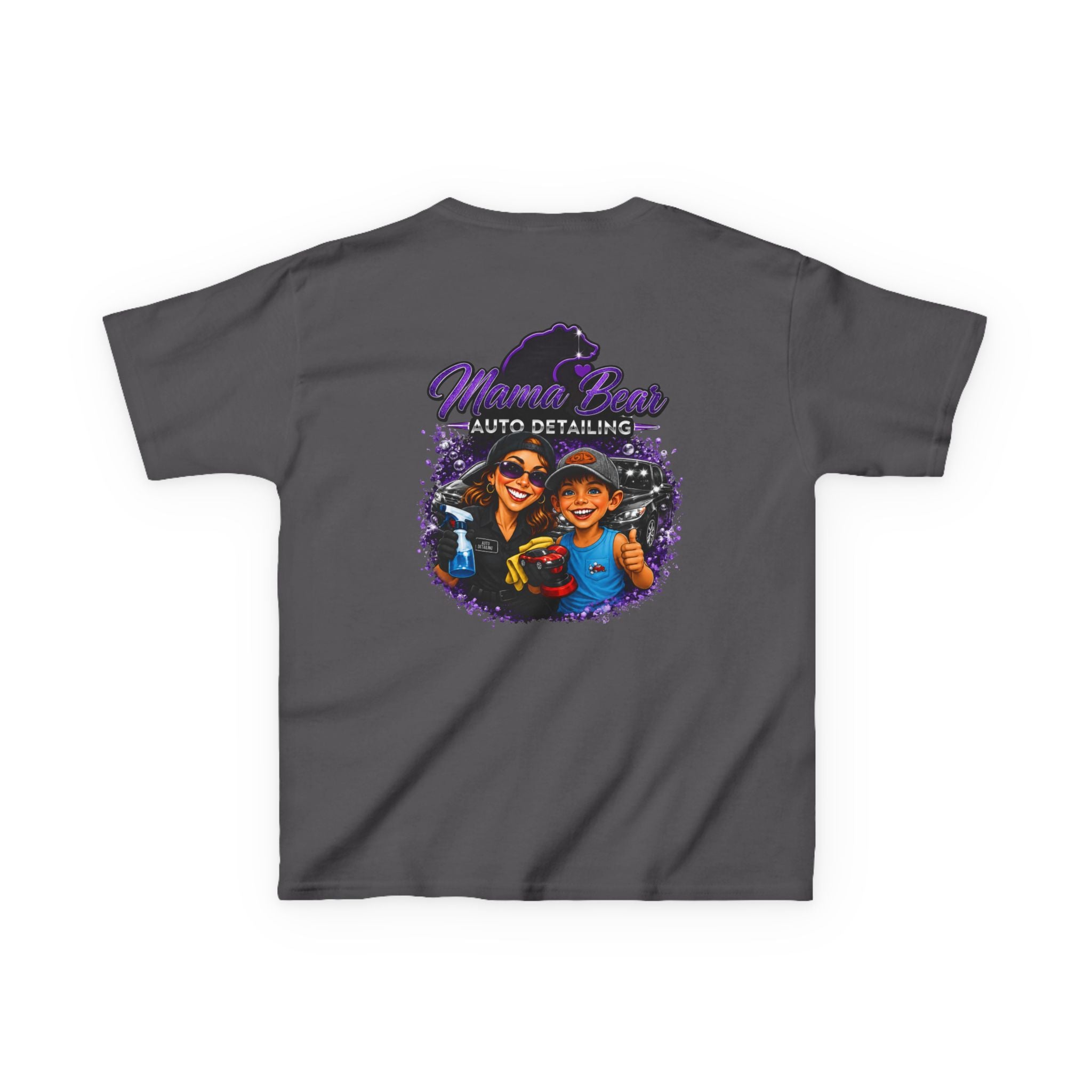 Kids Mama Bear Auto Detailing Tee — Cute Mechanic/Detailing Shirt for Kids