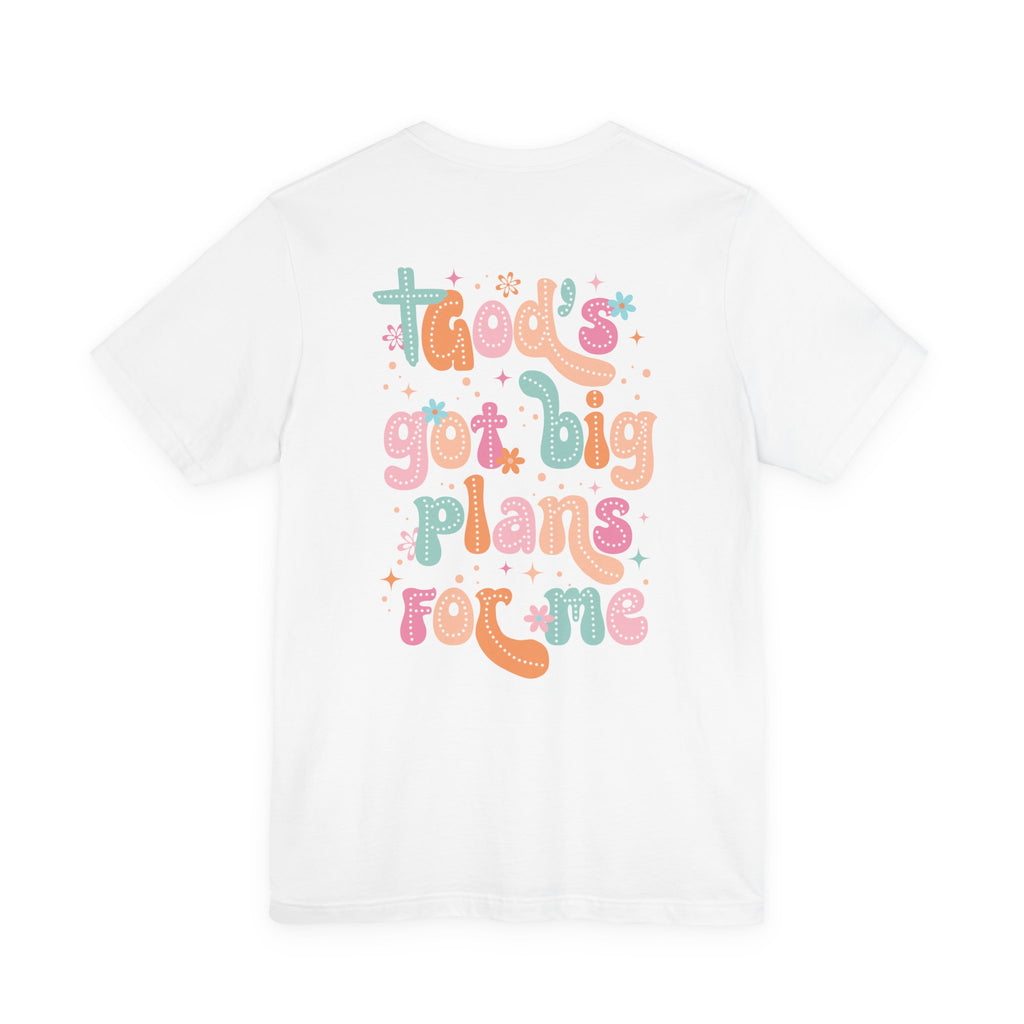 God's Got Big Plans For Me T-Shirt — Christian Mama Cross Tee
