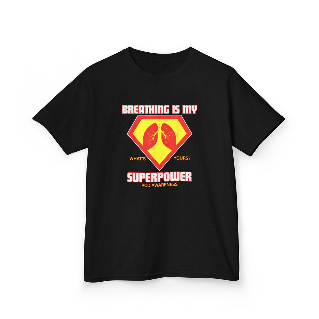 Kids Tee - Breathing is my Superpower PCD
