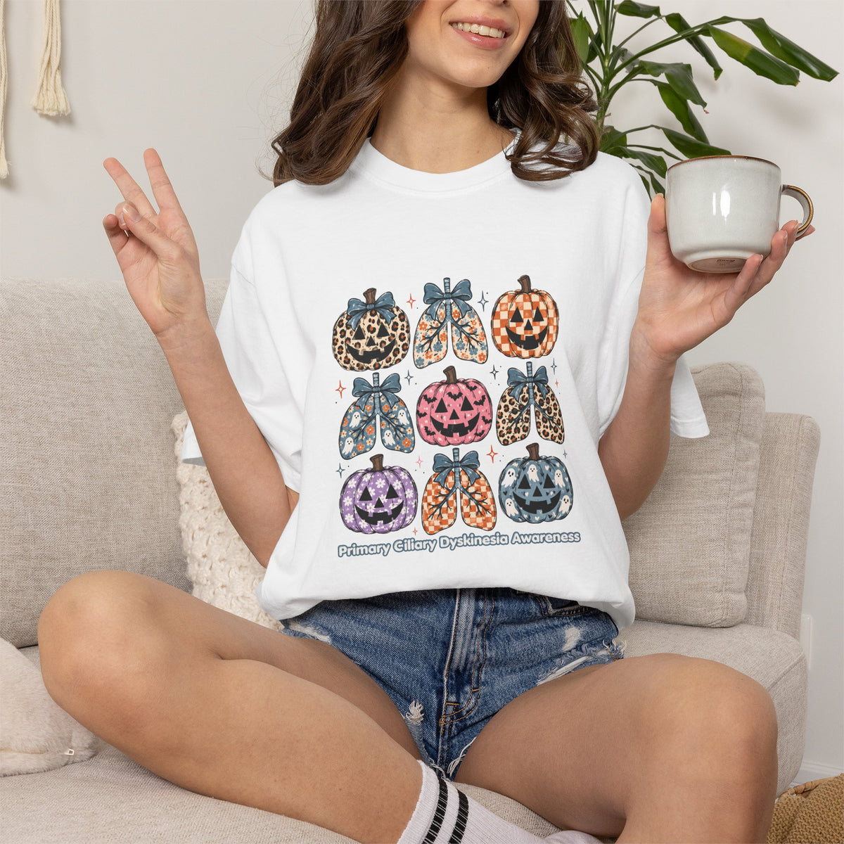 PCD Halloween Leopard Pumpkin Tee