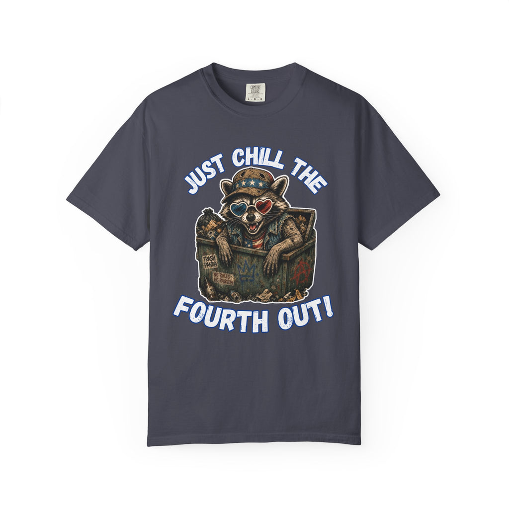 Raccoon 'Chill the Fourth Out' T-Shirt