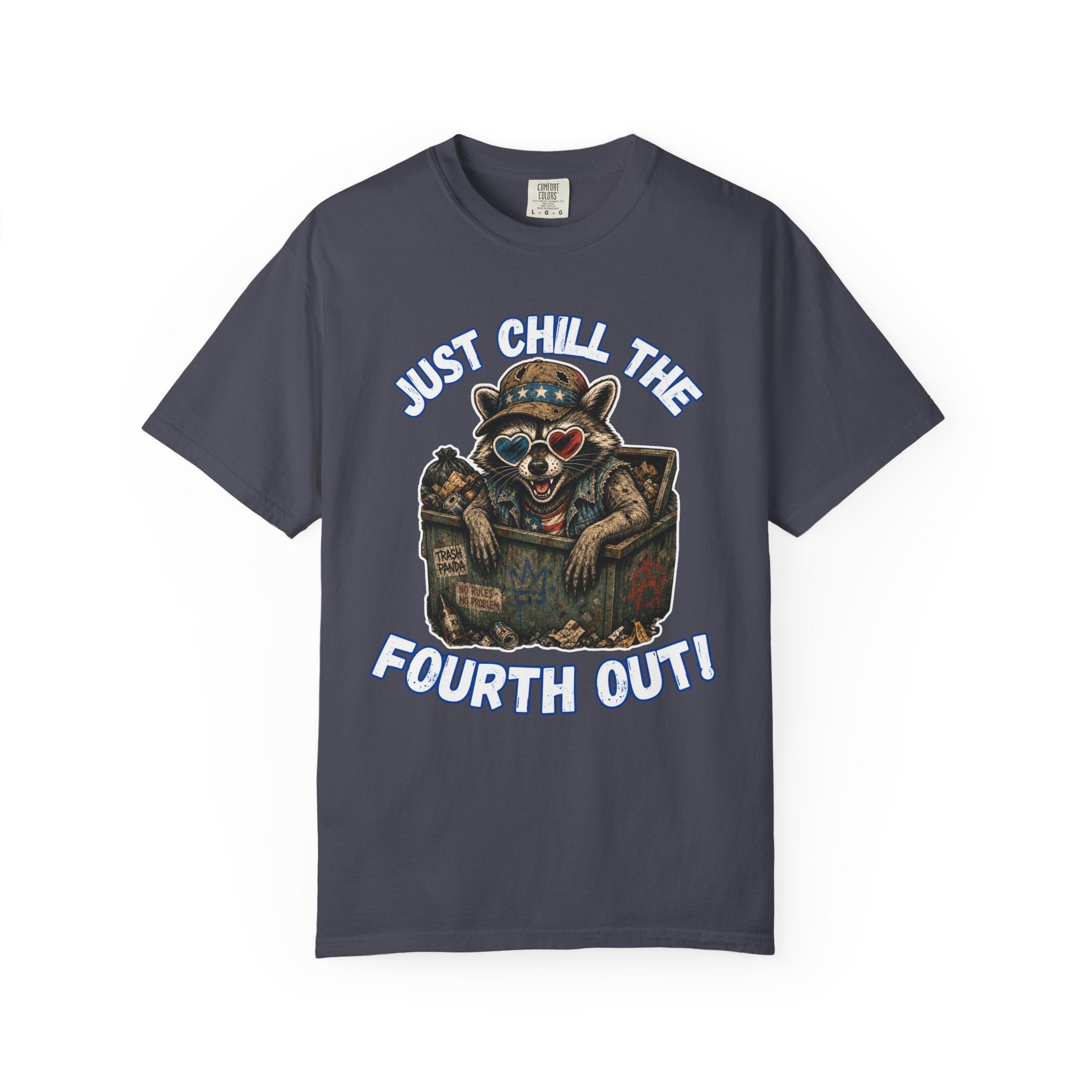 Raccoon 'Chill the Fourth Out' T-Shirt