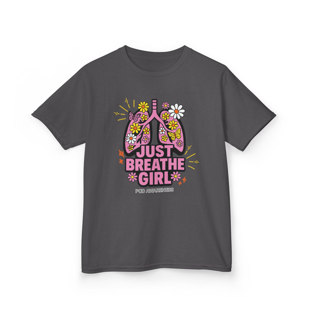 Kids T-Shirt - Just Breathe Girl PCD Design