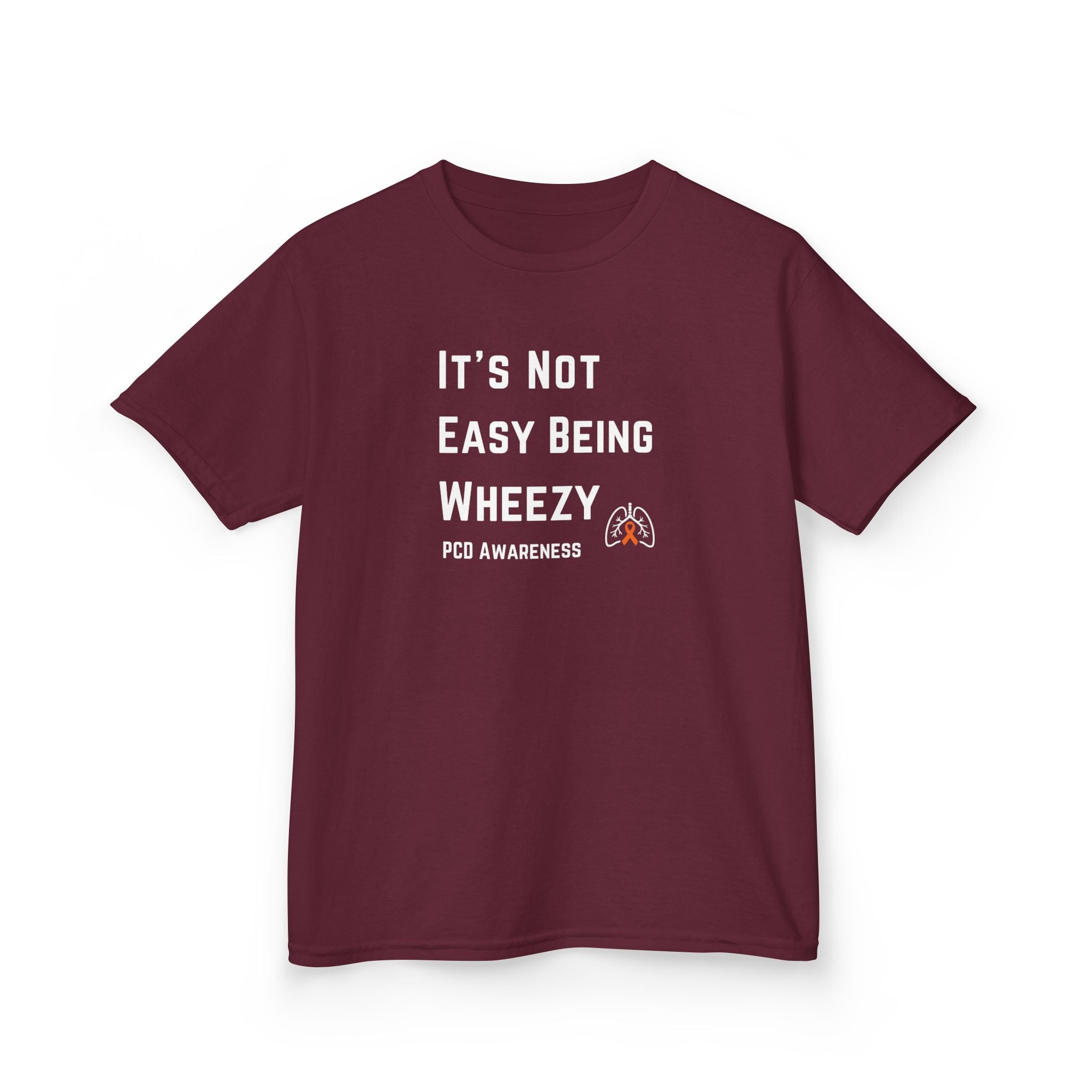 Kids 'Not Easy Being Wheezy' PCD Awareness Tee