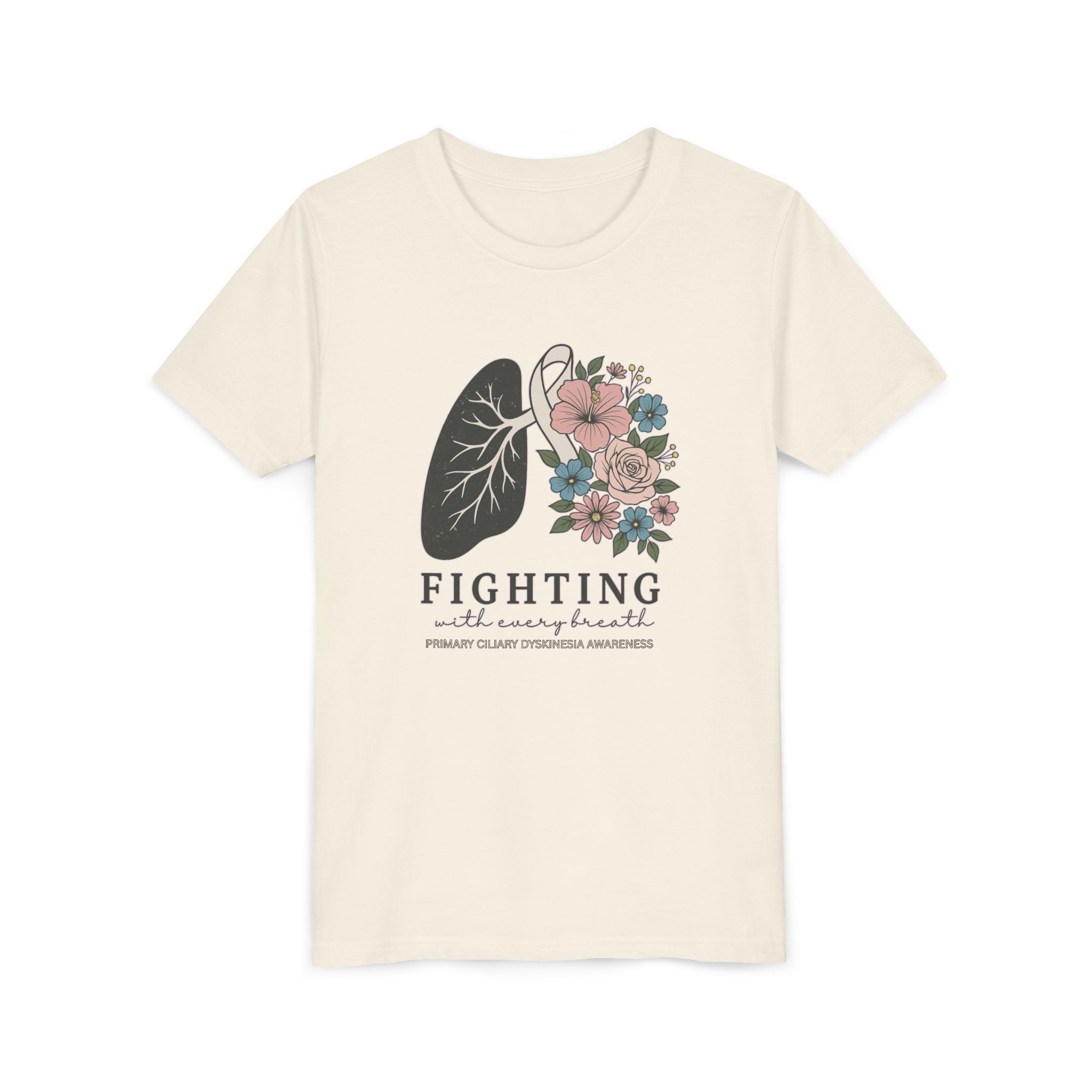 PCD Youth Tee - Fighting with Every Breath