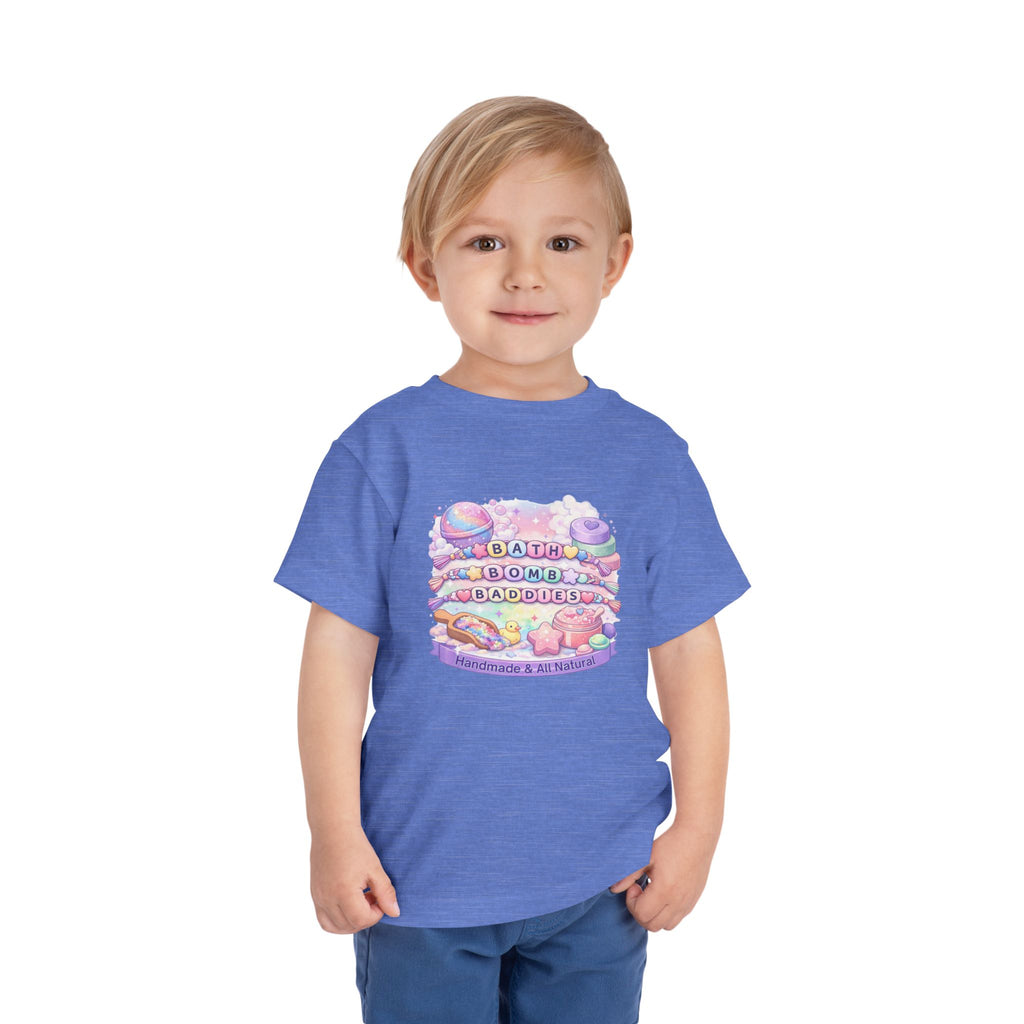 Toddler Bath Bomb Baddies T-Shirt — Pastel Handmade Bath Bombs Graphic Tee