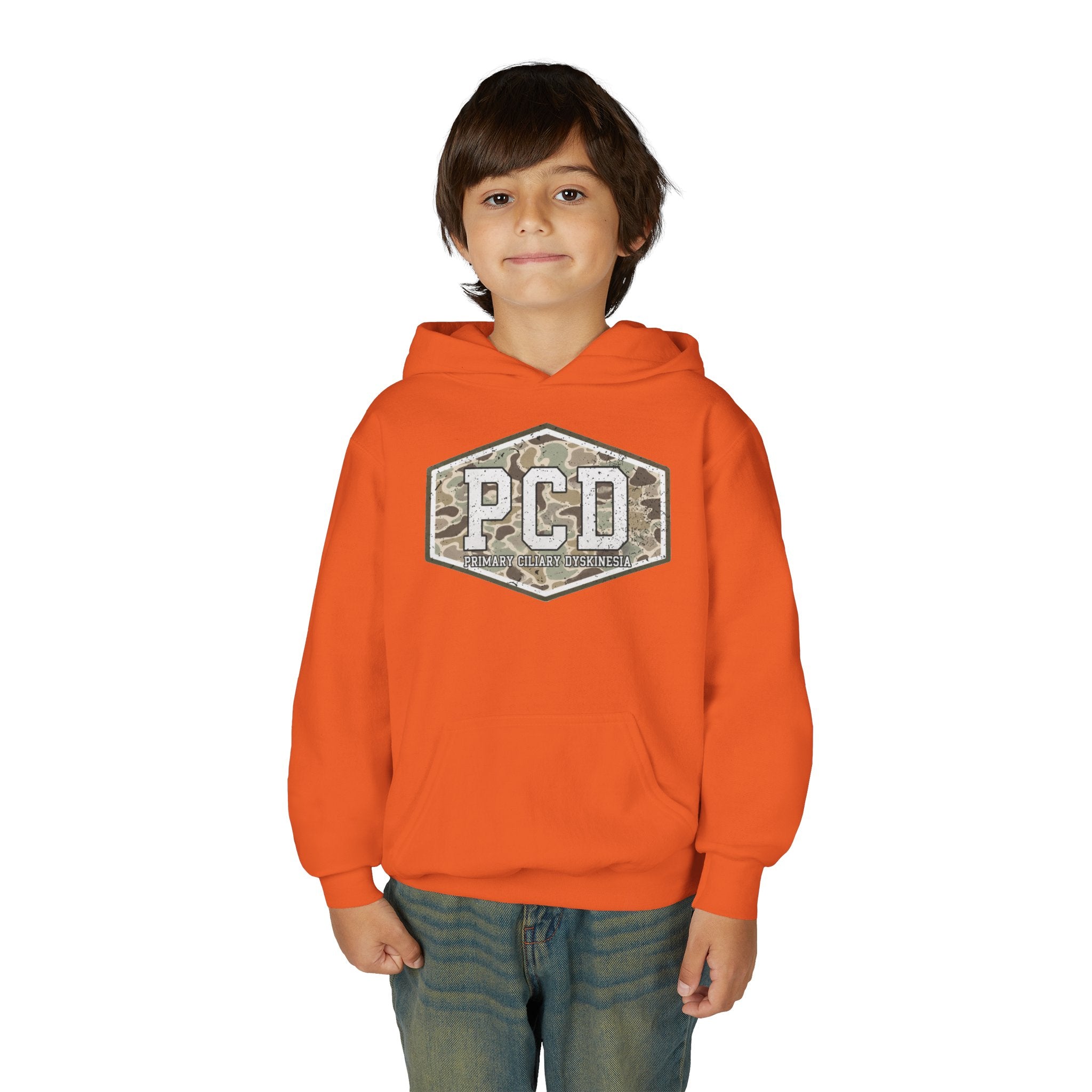 Youth Hoodie – PCD Camo Logo Pullover