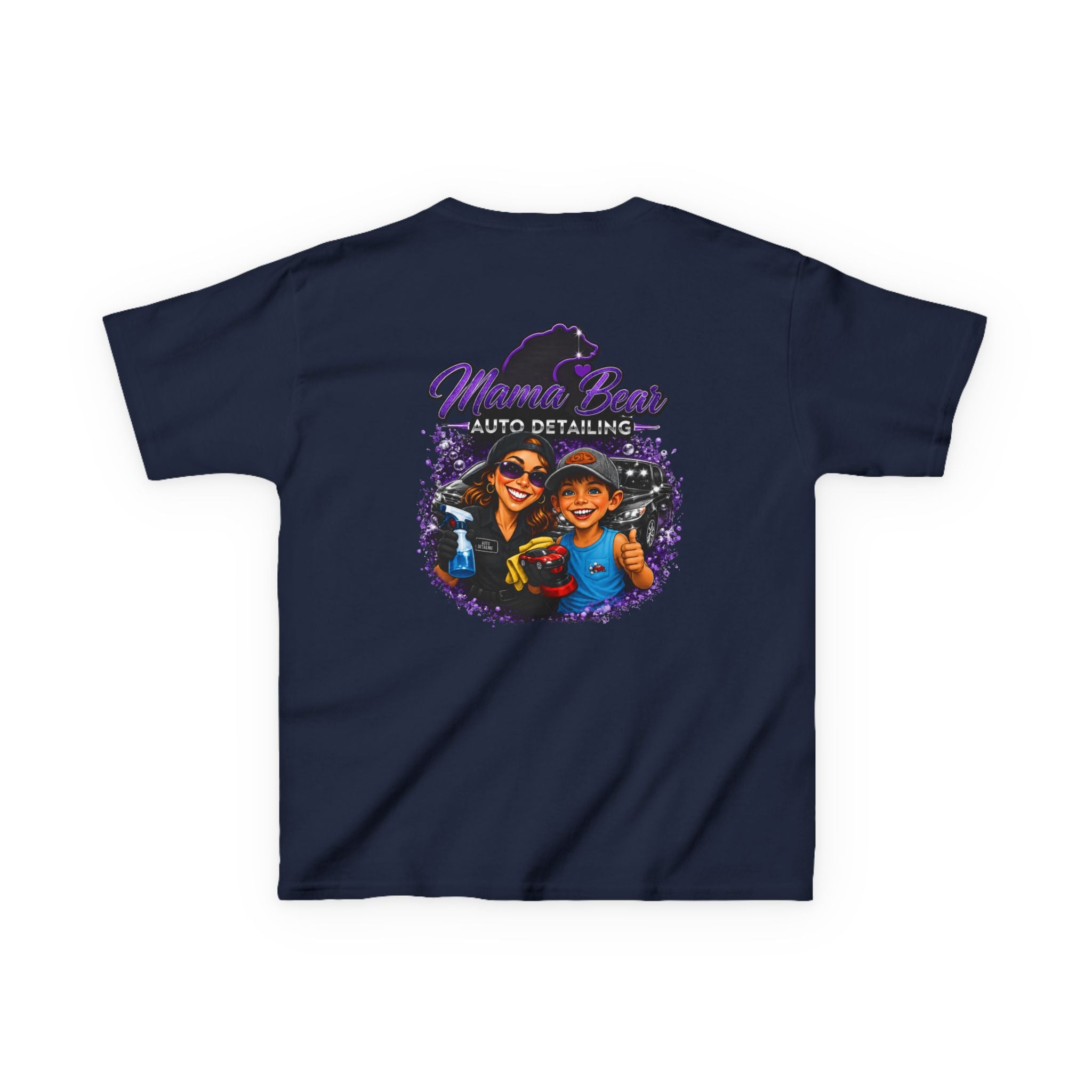 Kids Mama Bear Auto Detailing Tee — Cute Mechanic/Detailing Shirt for Kids