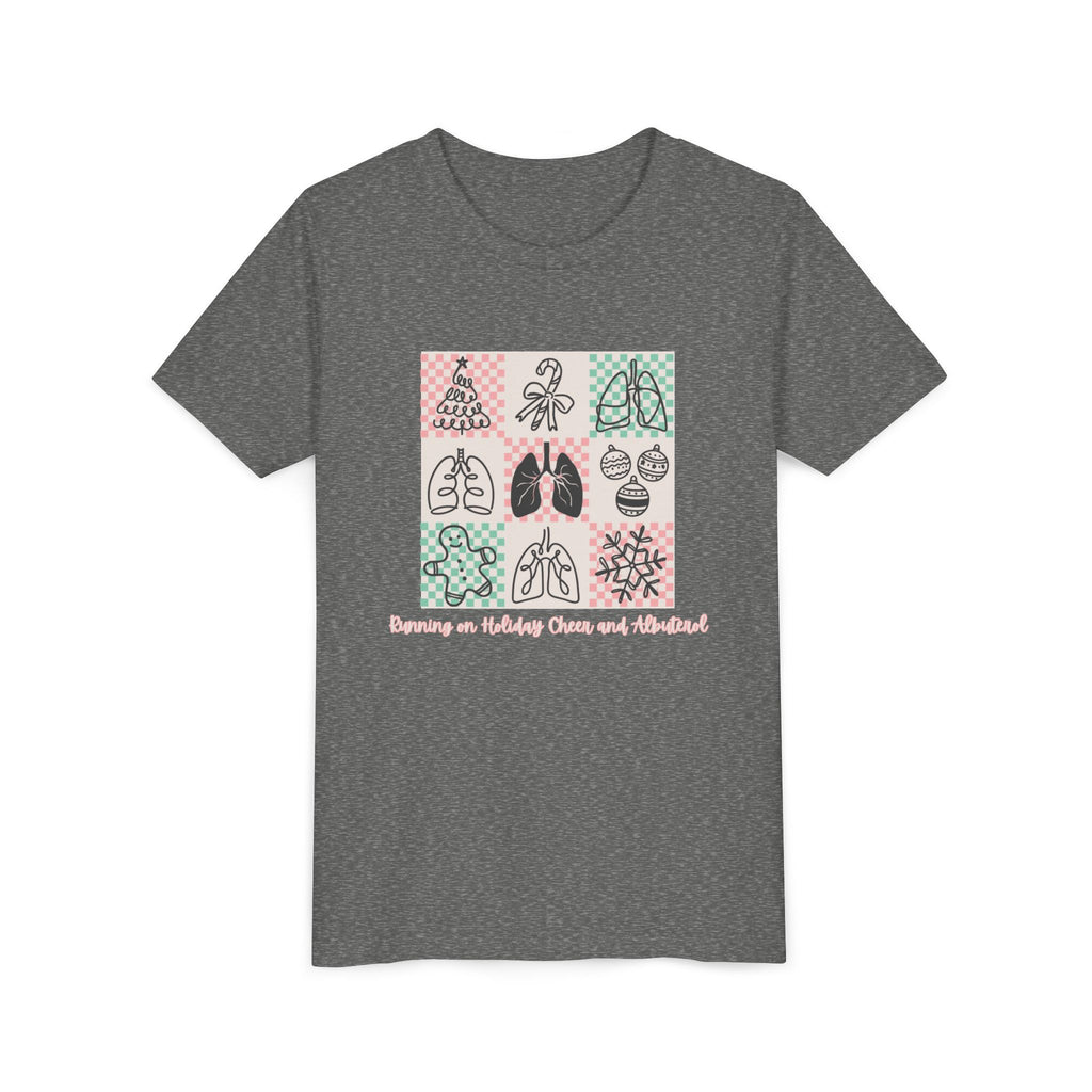 Youth Tee - Running on Holiday Cheer and Albuterol