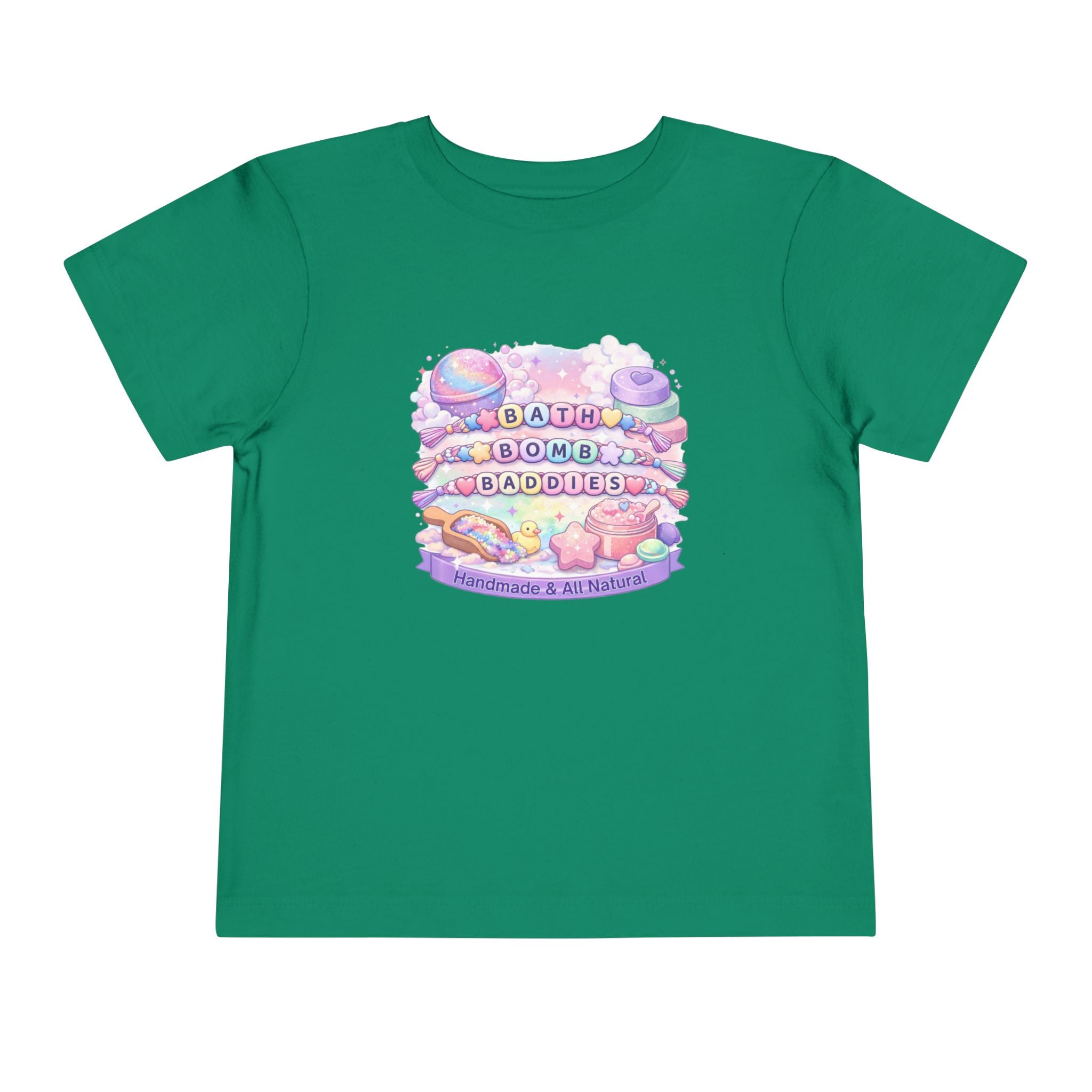 Toddler Bath Bomb Baddies T-Shirt — Pastel Handmade Bath Bombs Graphic Tee