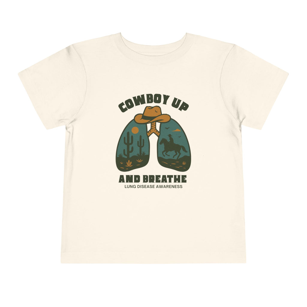 Toddler Tee Cowboy Up & Breathe