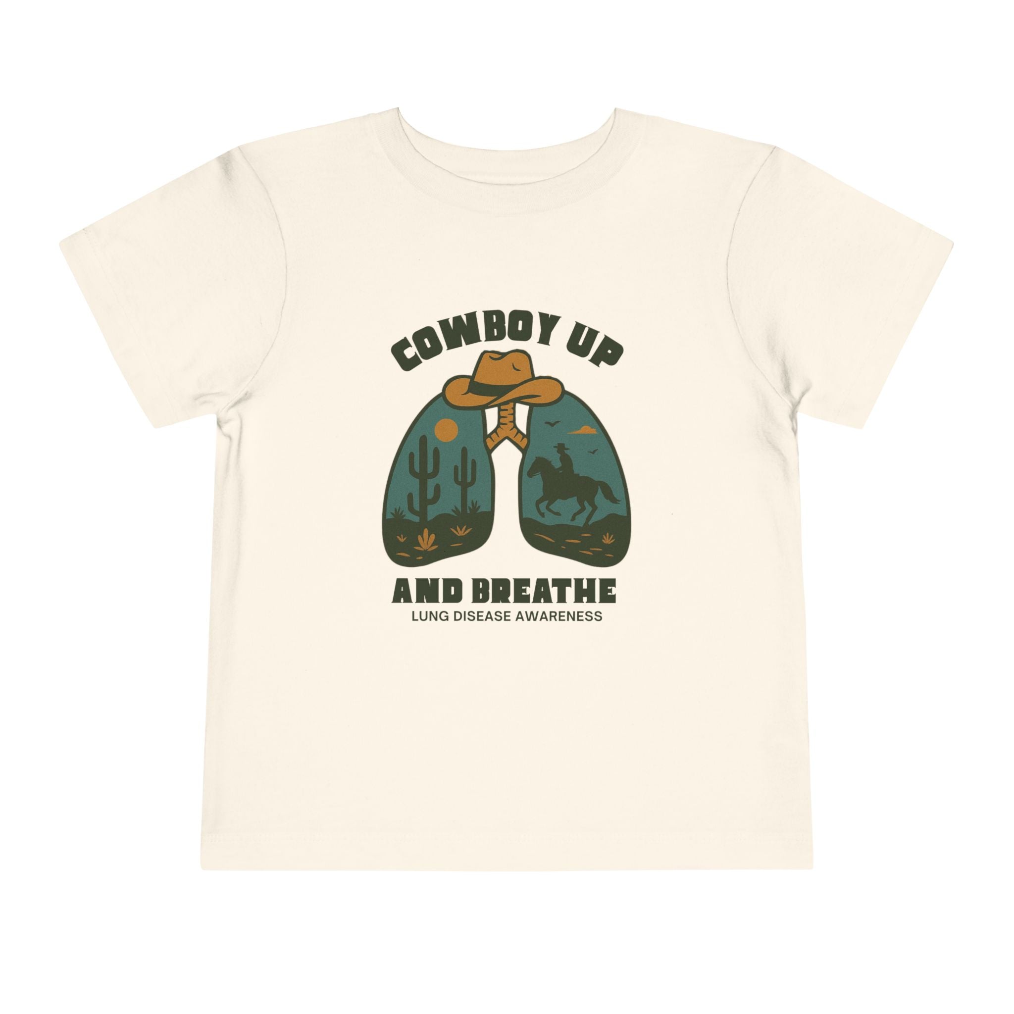 Toddler Tee Cowboy Up & Breathe