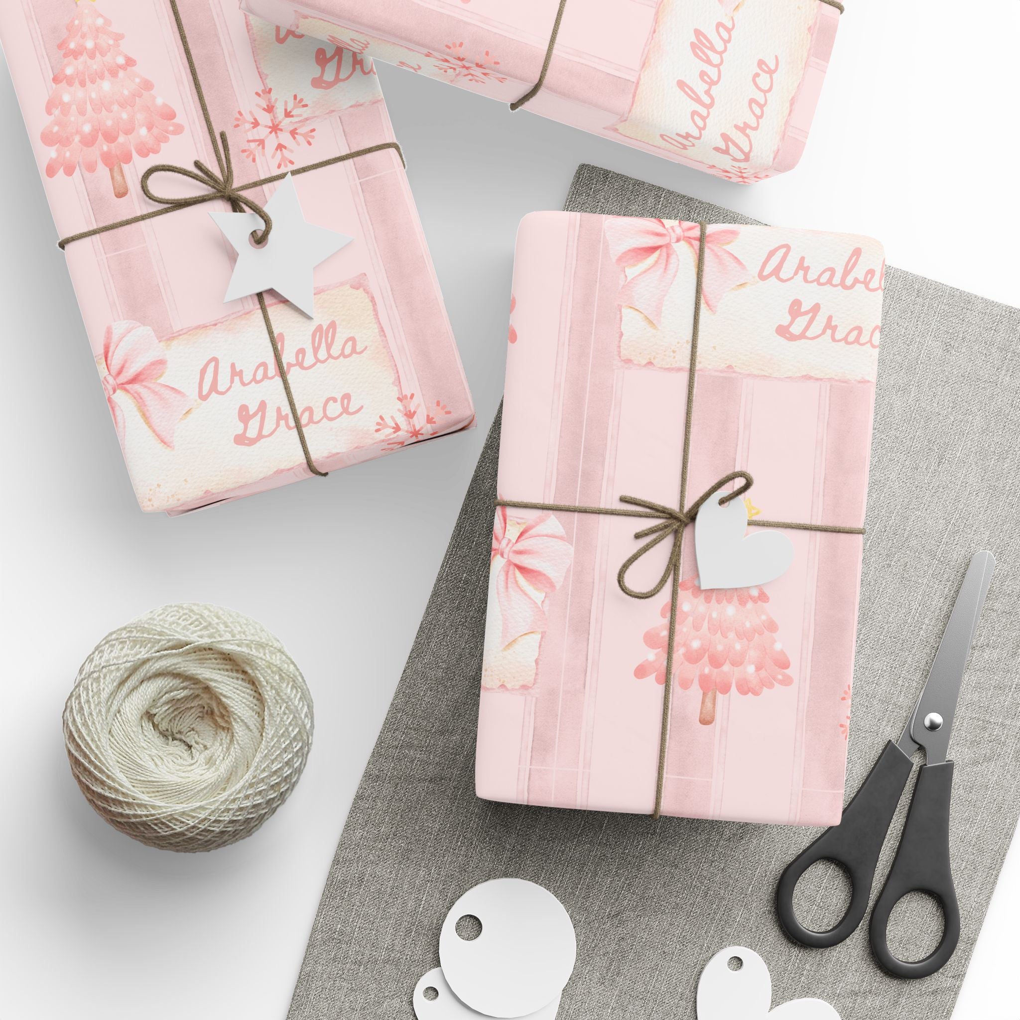 Vintage Christmas Wrapping Paper — Arabella Grace Holiday Gift Wrap