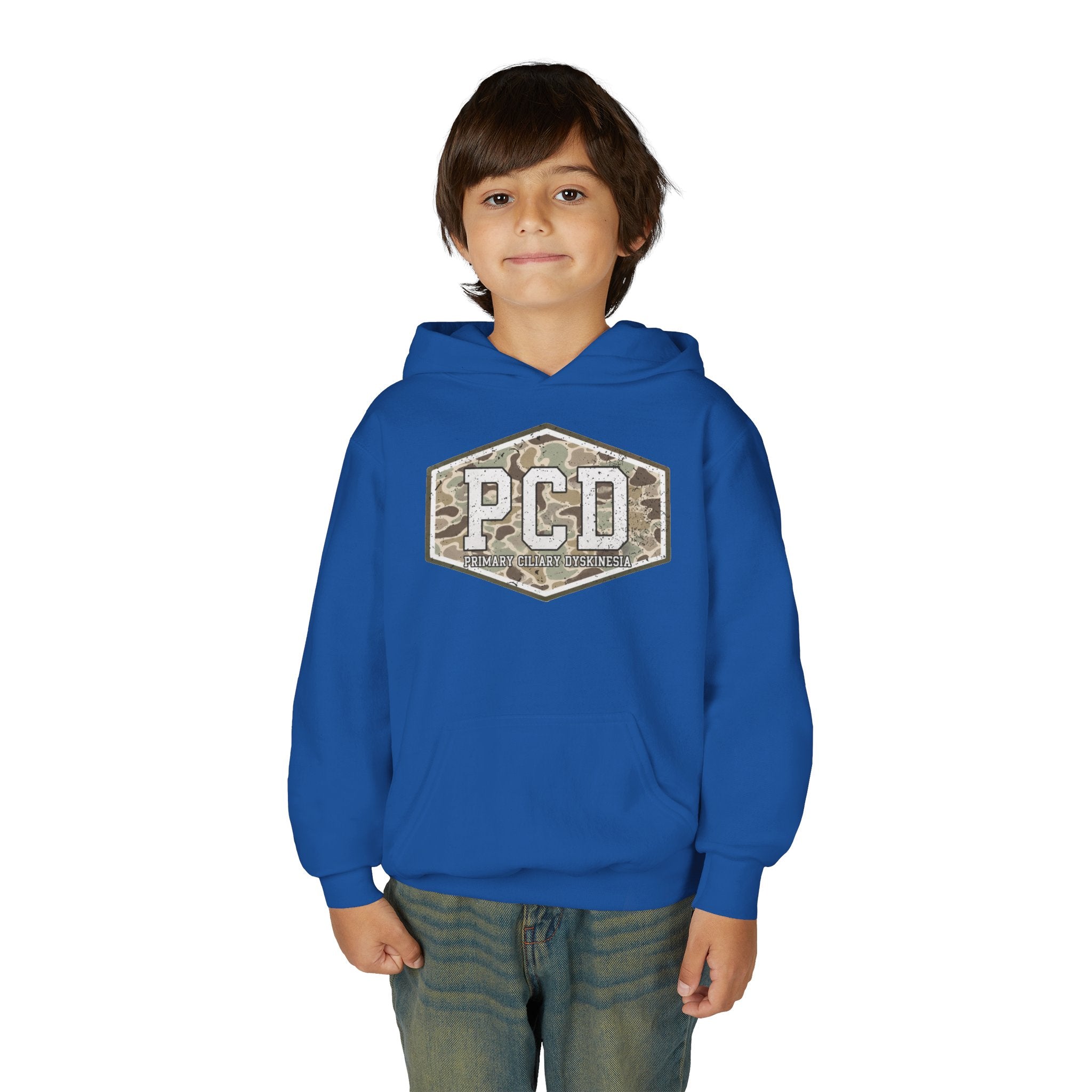 Youth Hoodie – PCD Camo Logo Pullover