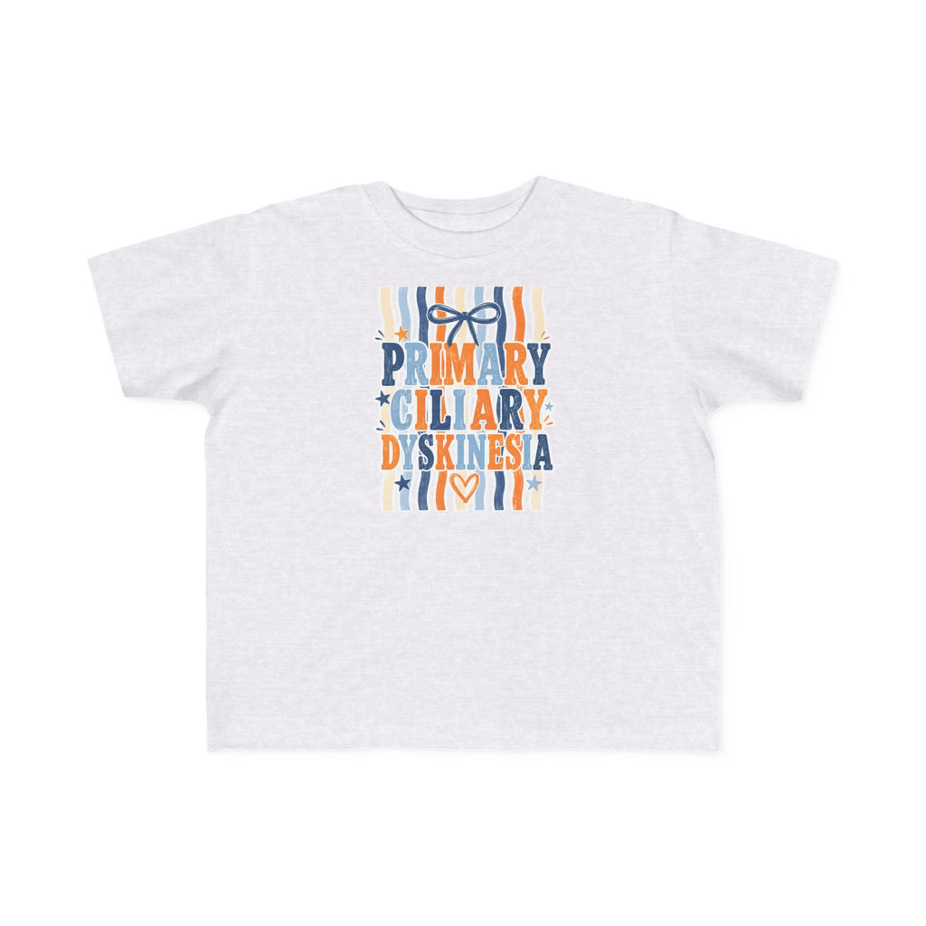 The Jentri- Toddler Primary Ciliary Dyskinesia Tee — Awareness Ribbon Design