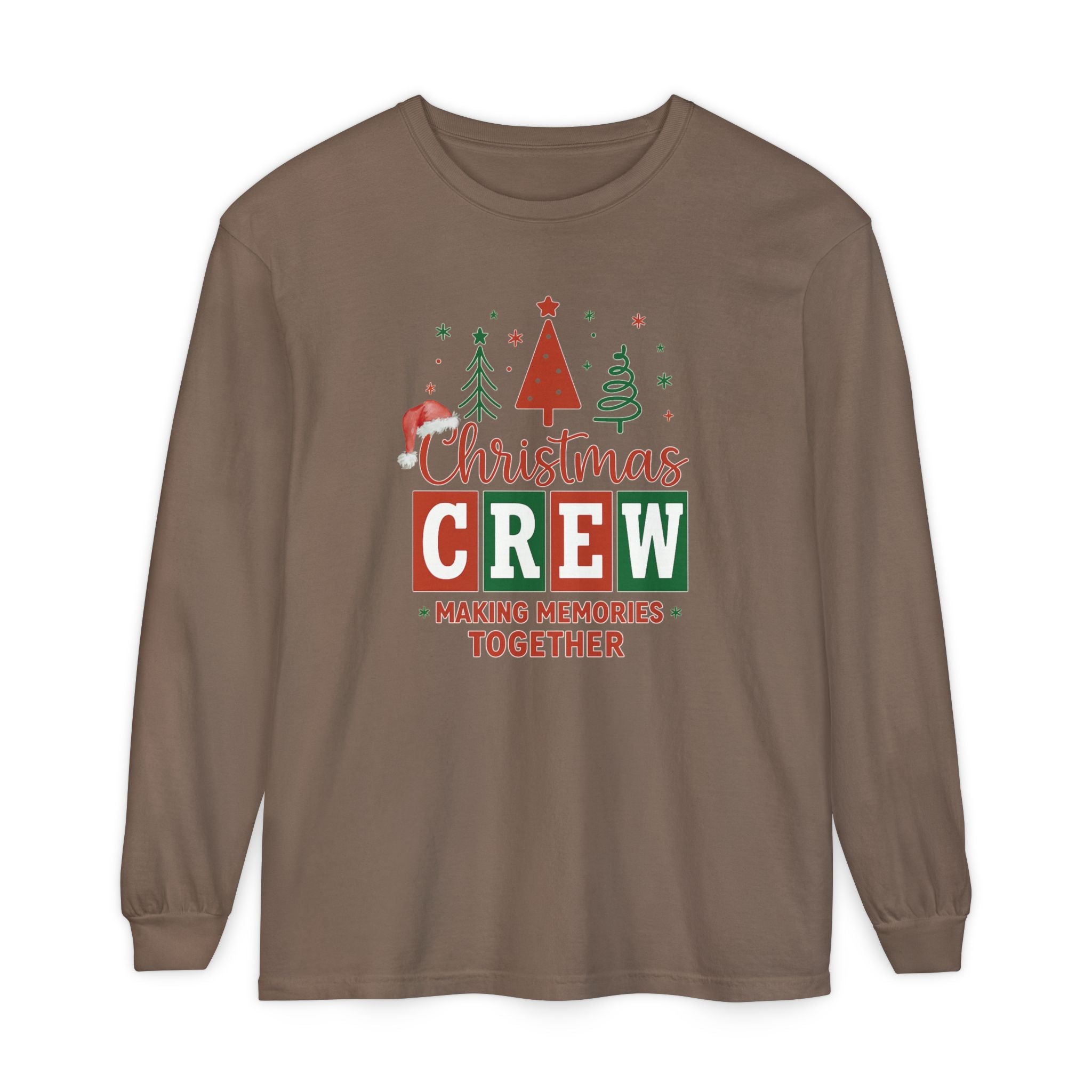 Christmas Crew Long Sleeve Shirt — 'Making Memories Together' Holiday Tee