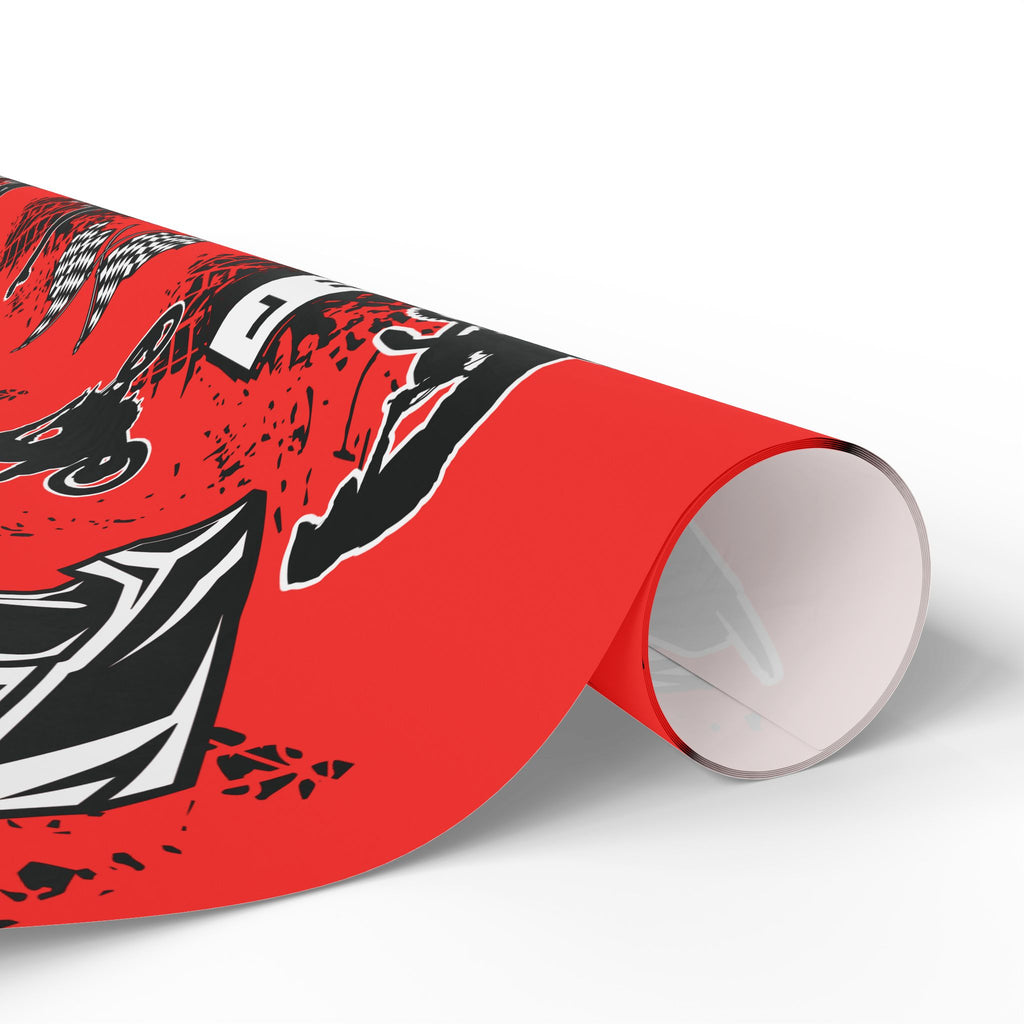LUCA Motocross Wrapping Paper — Dirt Bike Gift Wrap for Motocross Fans