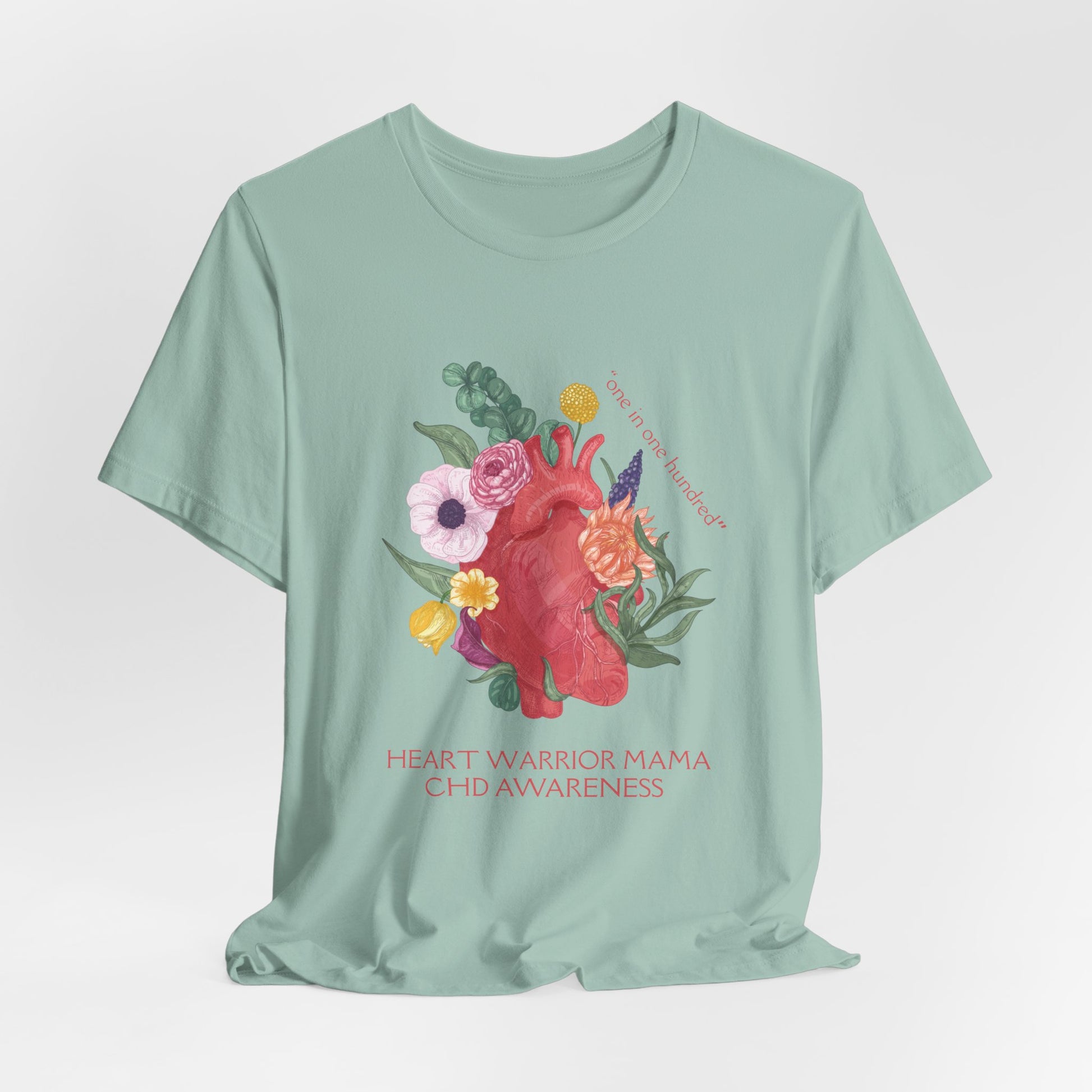 Heart Warrior Mama CHD Awareness Tee