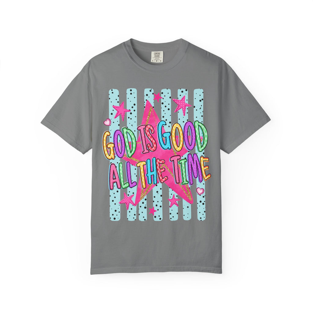 God Is Good All The Time T-Shirt — Bright Faith Graphic Tee