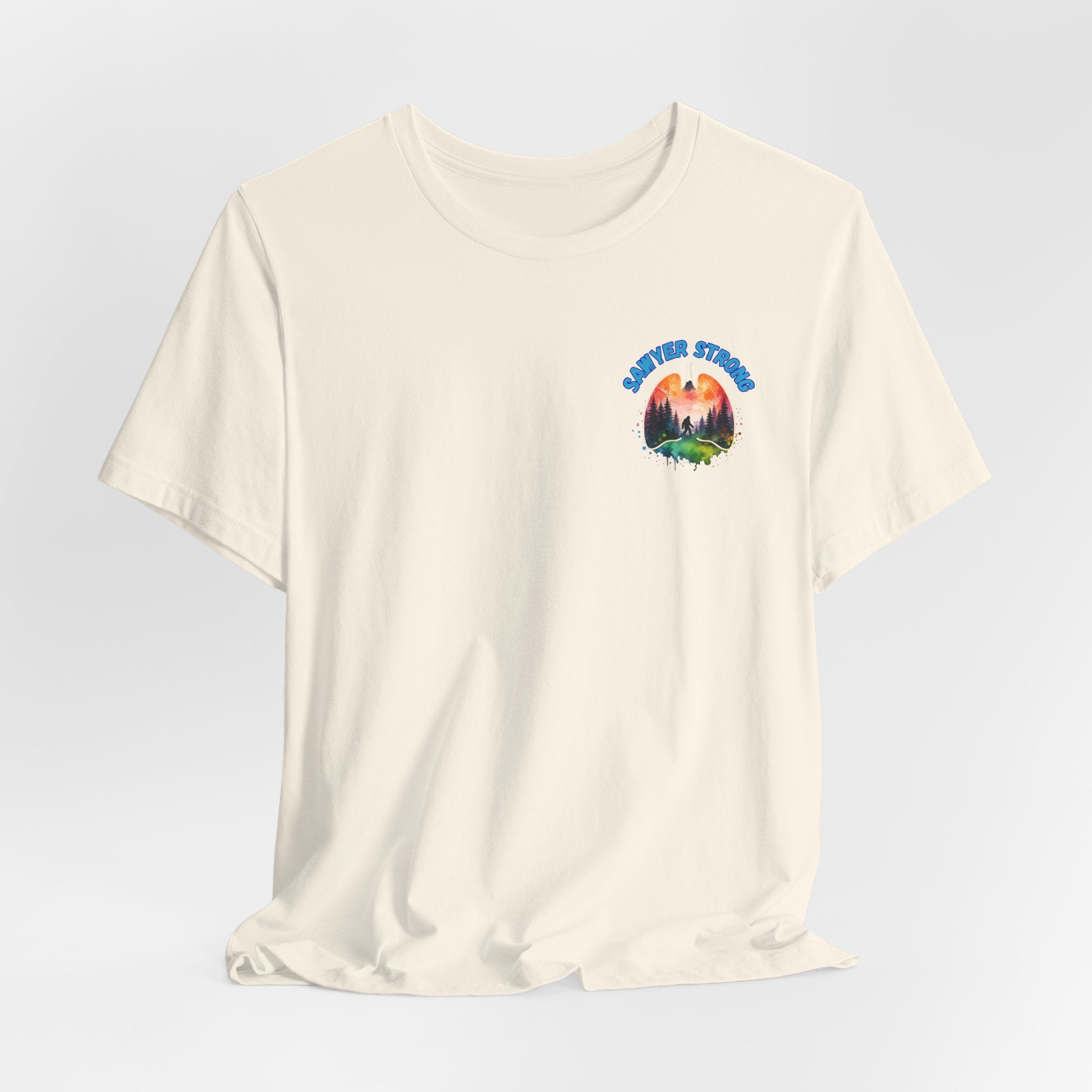 Airway Disease Awareness Tee — "Even the Strongest Legends" SAWYER STRONG