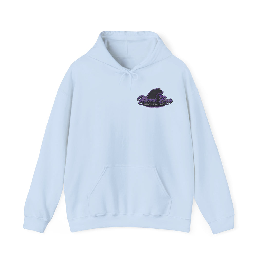 Mama Bear Auto Detailing Hoodie — Women's Car Care Team Pullover