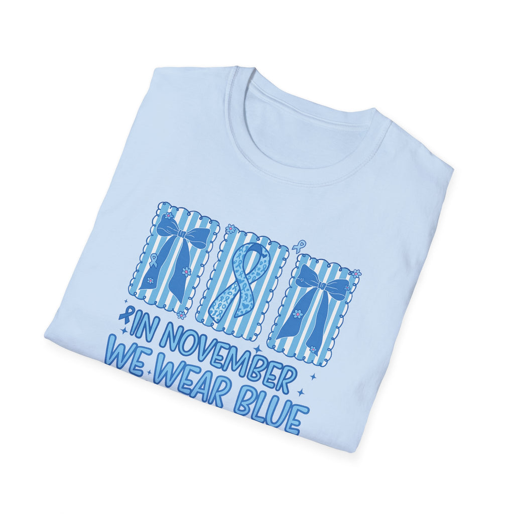 Diabetes Awareness T-Shirt — "In November We Wear Blue"