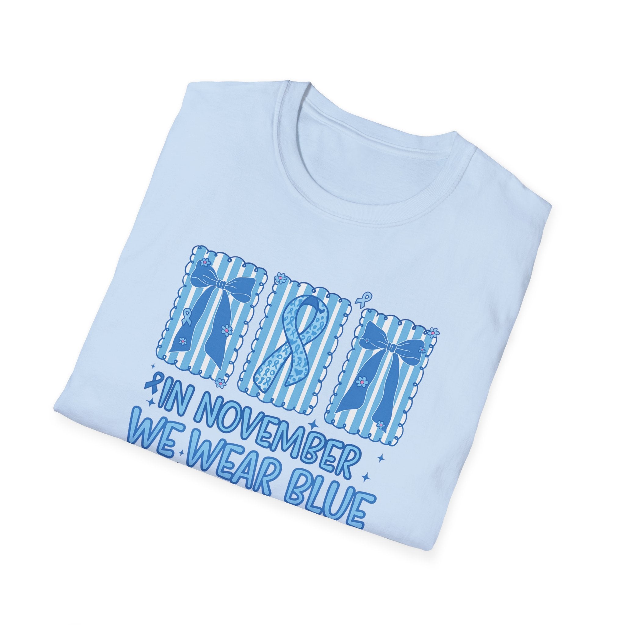 Diabetes Awareness T-Shirt — "In November We Wear Blue"