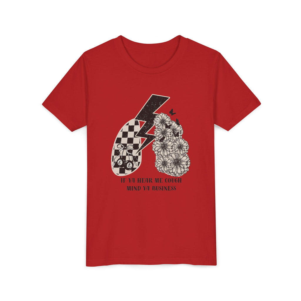 Lungs Mind Ya Business Tee- Youth